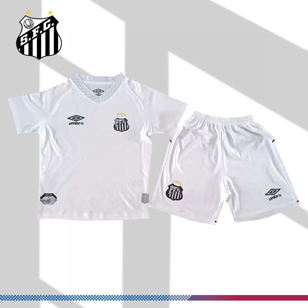 2025/2026 Santos Home Football Shirt (Kids Kit socks)