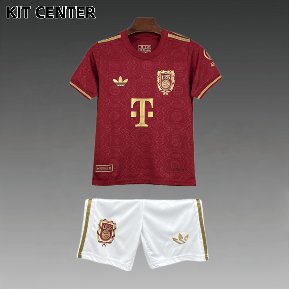 2025/2026 FC Bayern Munich 125th Anniversary Football Shirt (Kids Kit socks)