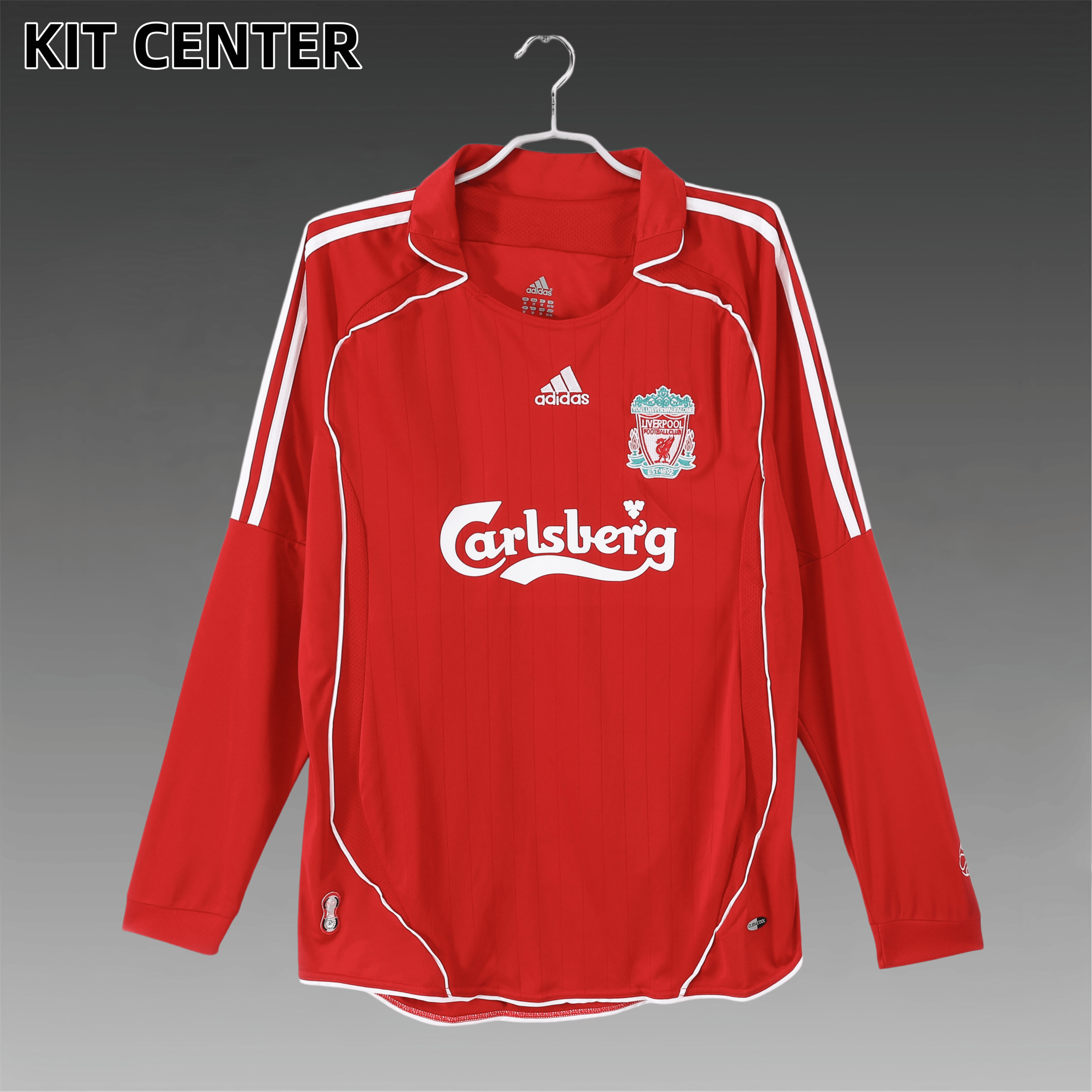 06/07 Liverpool home Retro long sleeves Football Shirt