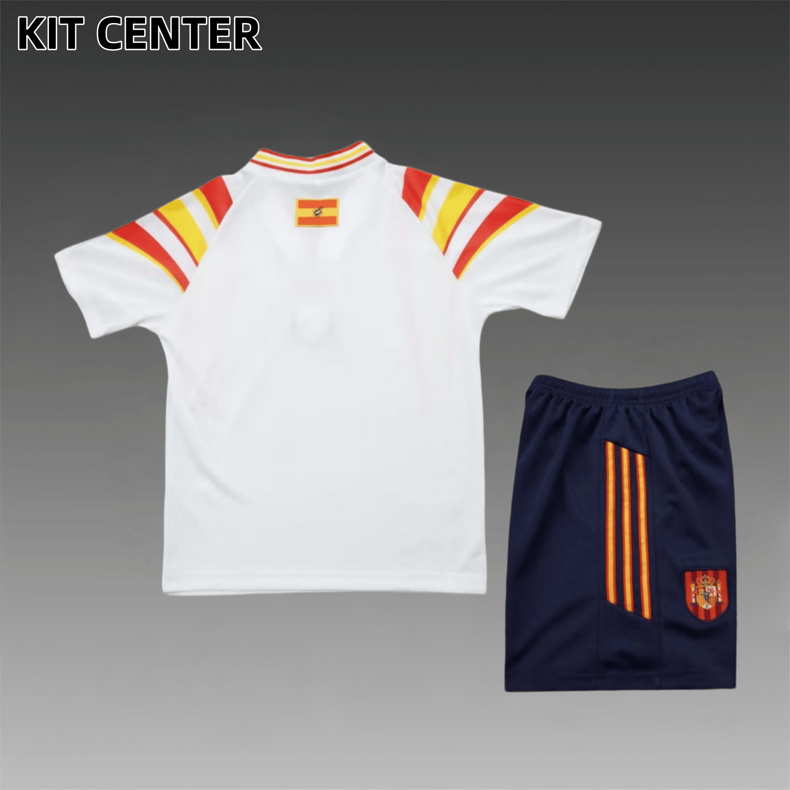 1996 Spain Third Away Retro Football Shirt  Kids Kit