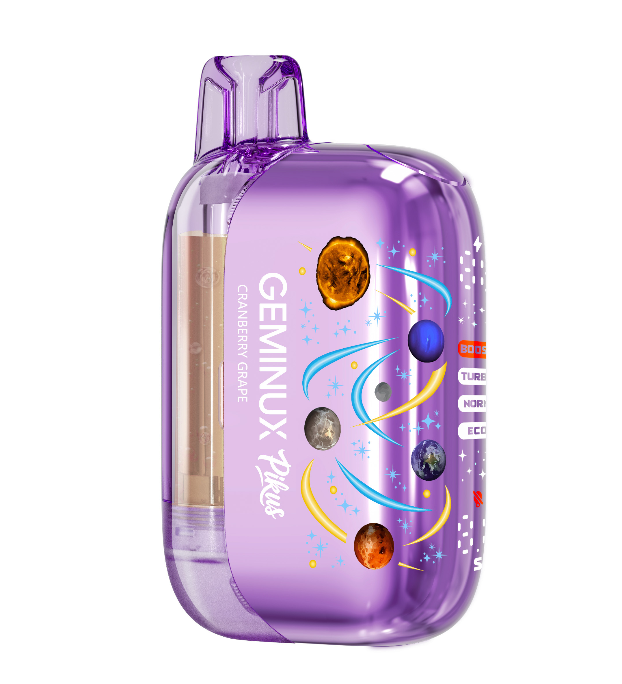 Pikus Geminux Cranberry Grape flavor