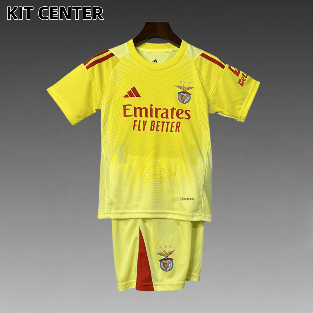 2025/2026 Benfica goalkeeper Football Shirt（Kids Kit socks）