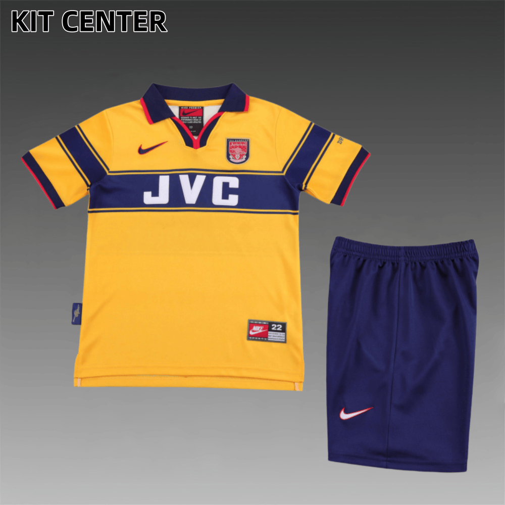 97/99 Arsenal Away Retro Football Shirt (Kids Kit)