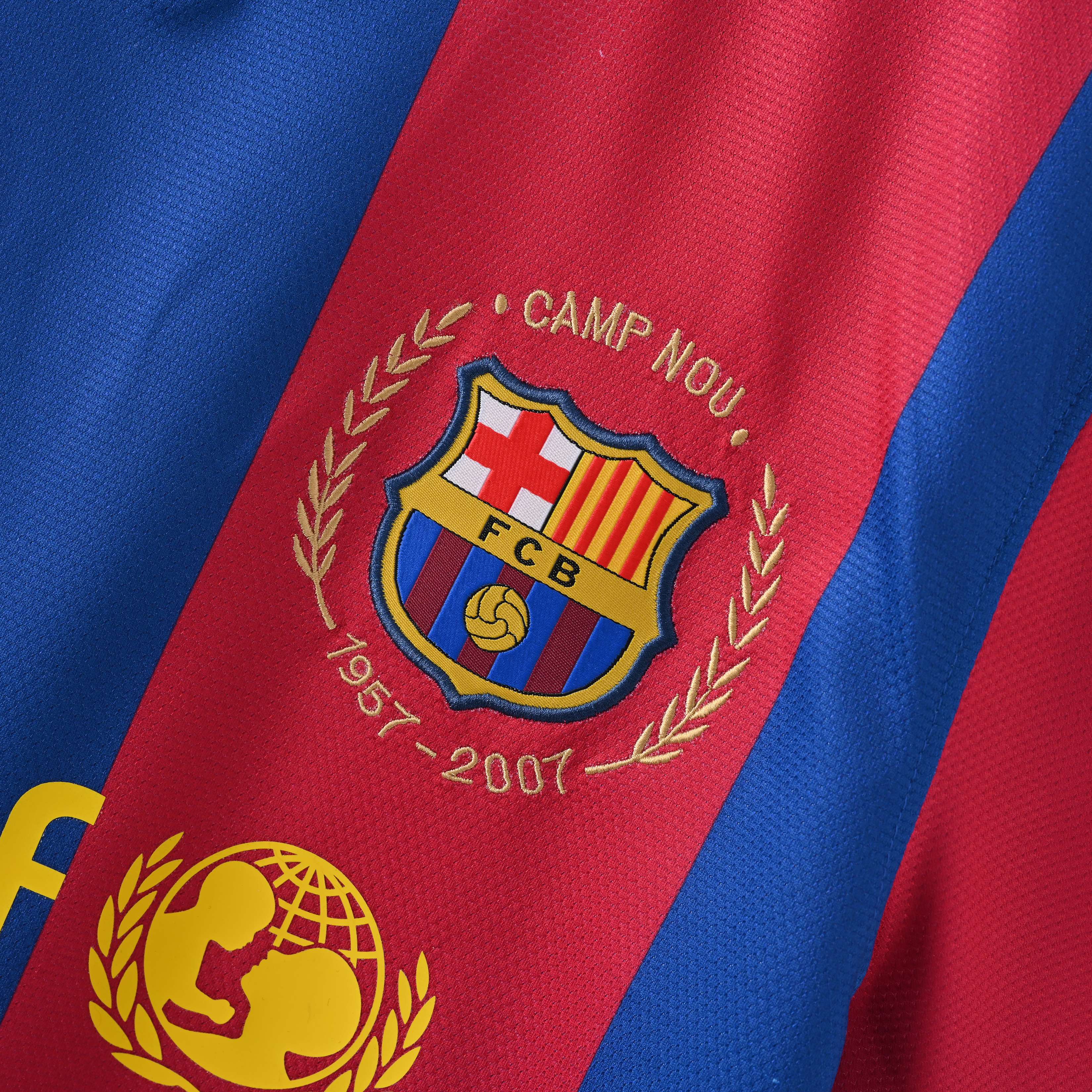 2007/2008 Barcelona Home Retro Football Shirt