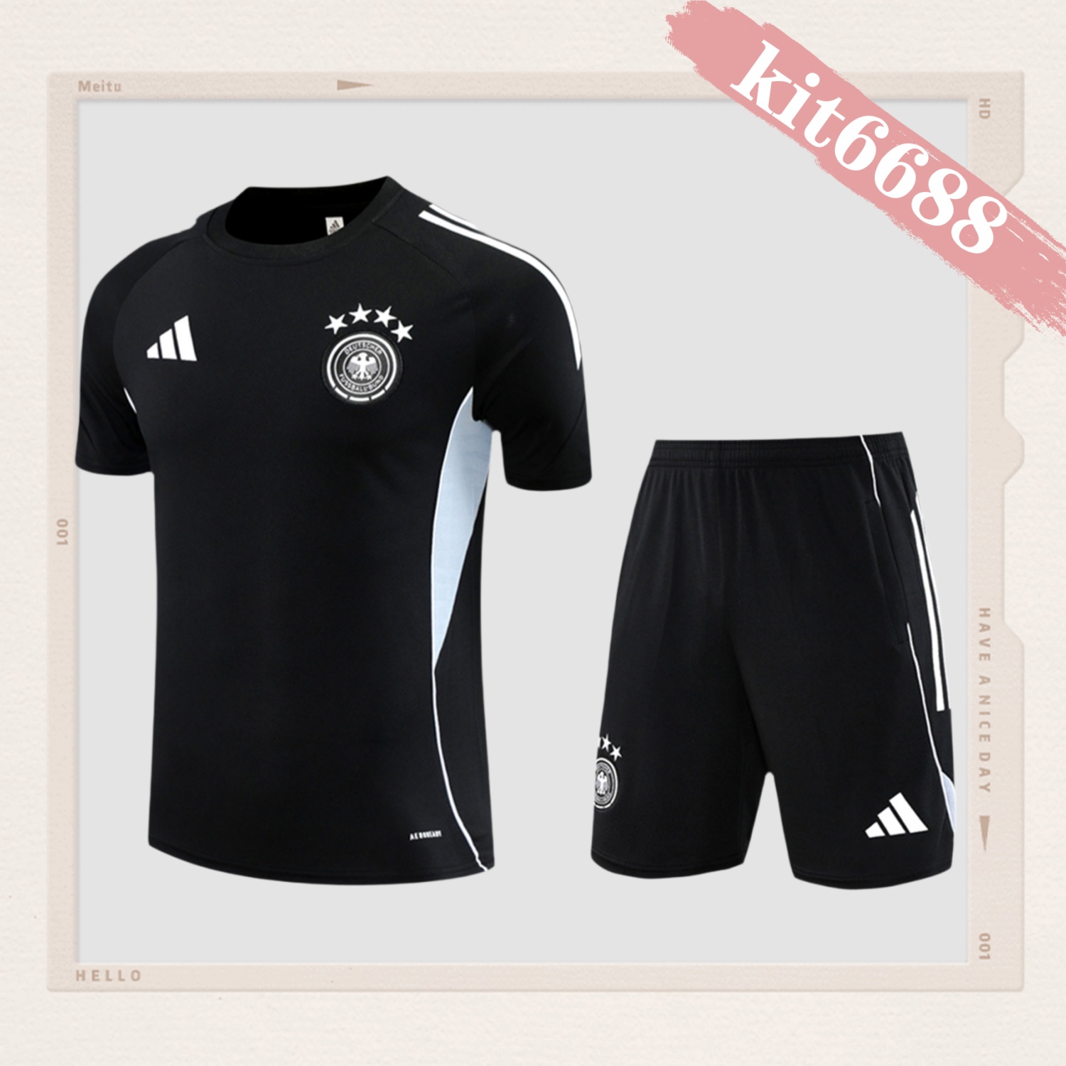 2025/2026 Germany Short Sleeve Training Kit (Kids Kit)
