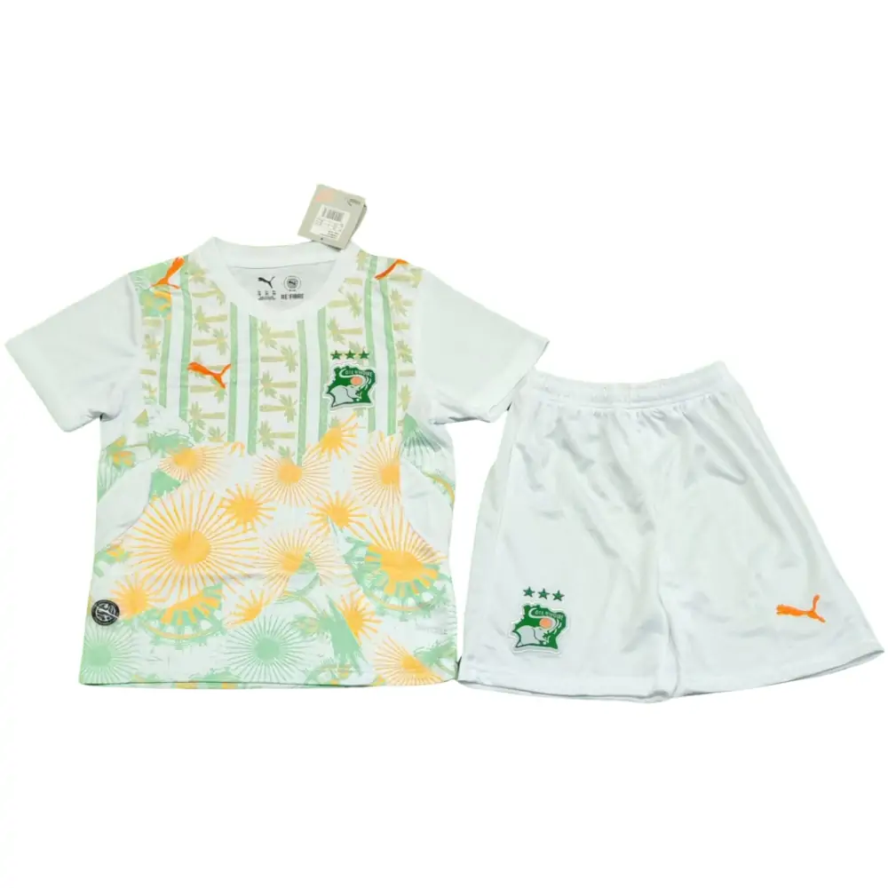 2026 World Cup Ivory Coast Away Jersey Children's Set - Fans Edition