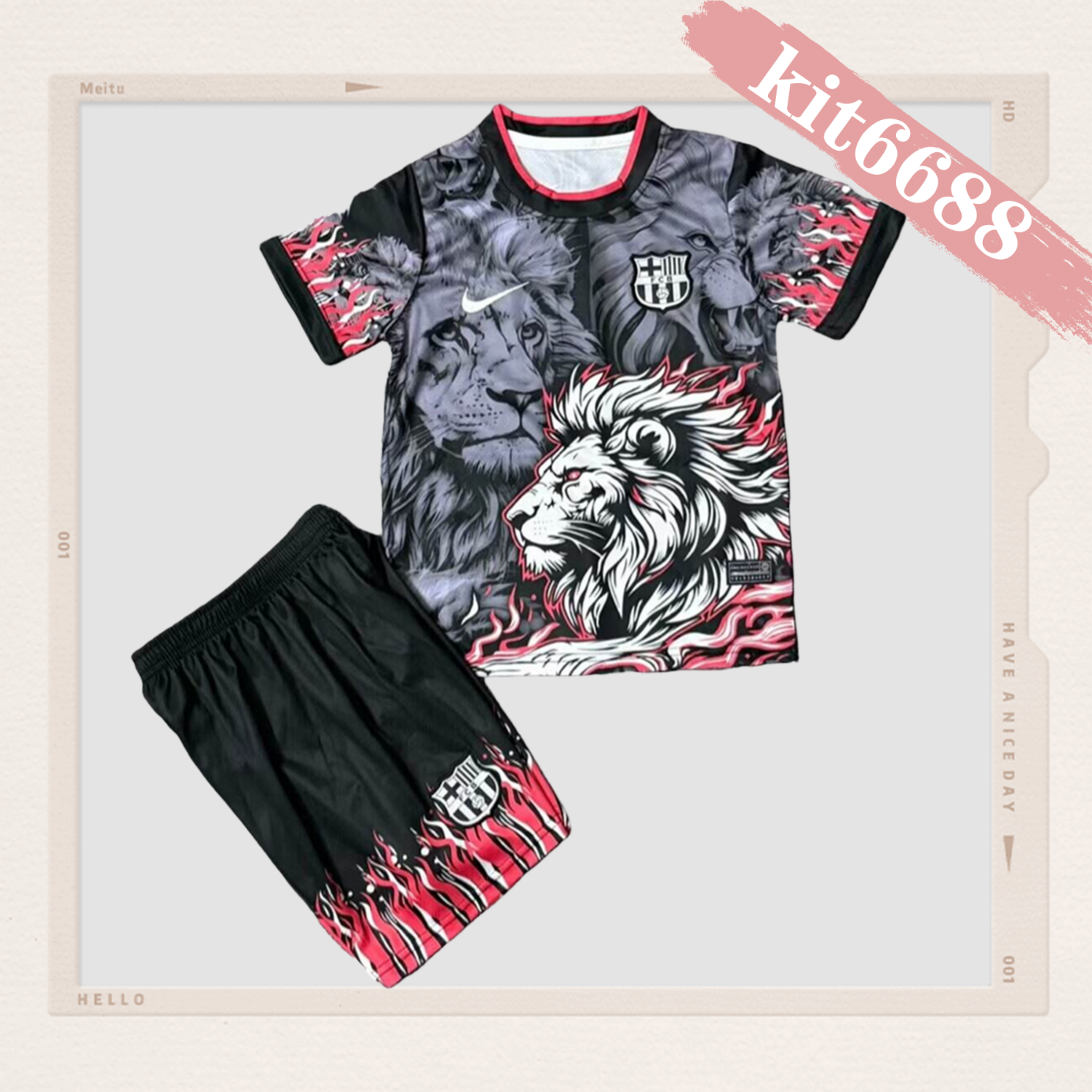 2025/2026 Barcelona Special Edition Football Shirt (Kids Kit socks)