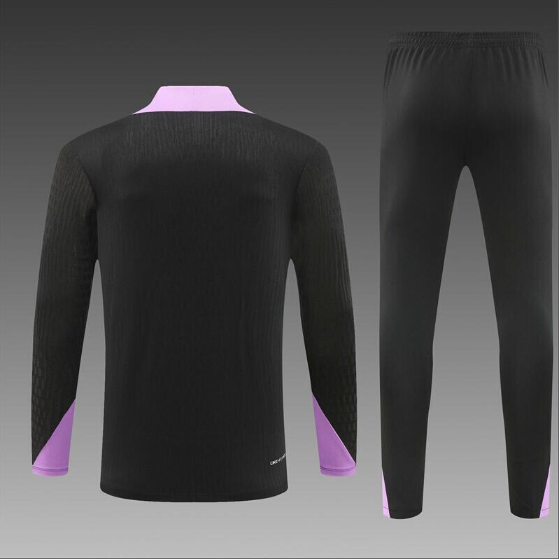 2024/2025 England Black Half Zip Training Kit -  (Adult Kids Kit)