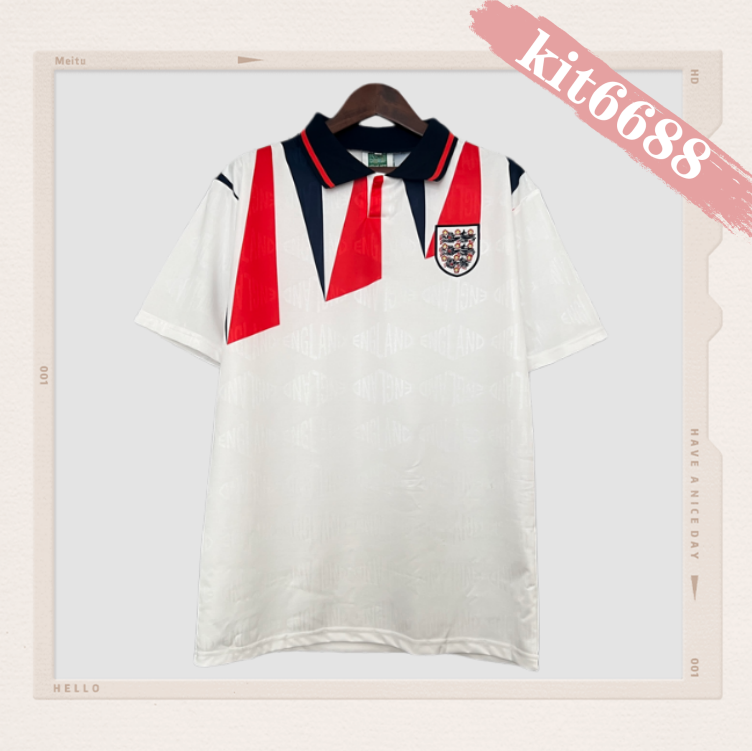 1992 England Home Retro Football Shirt