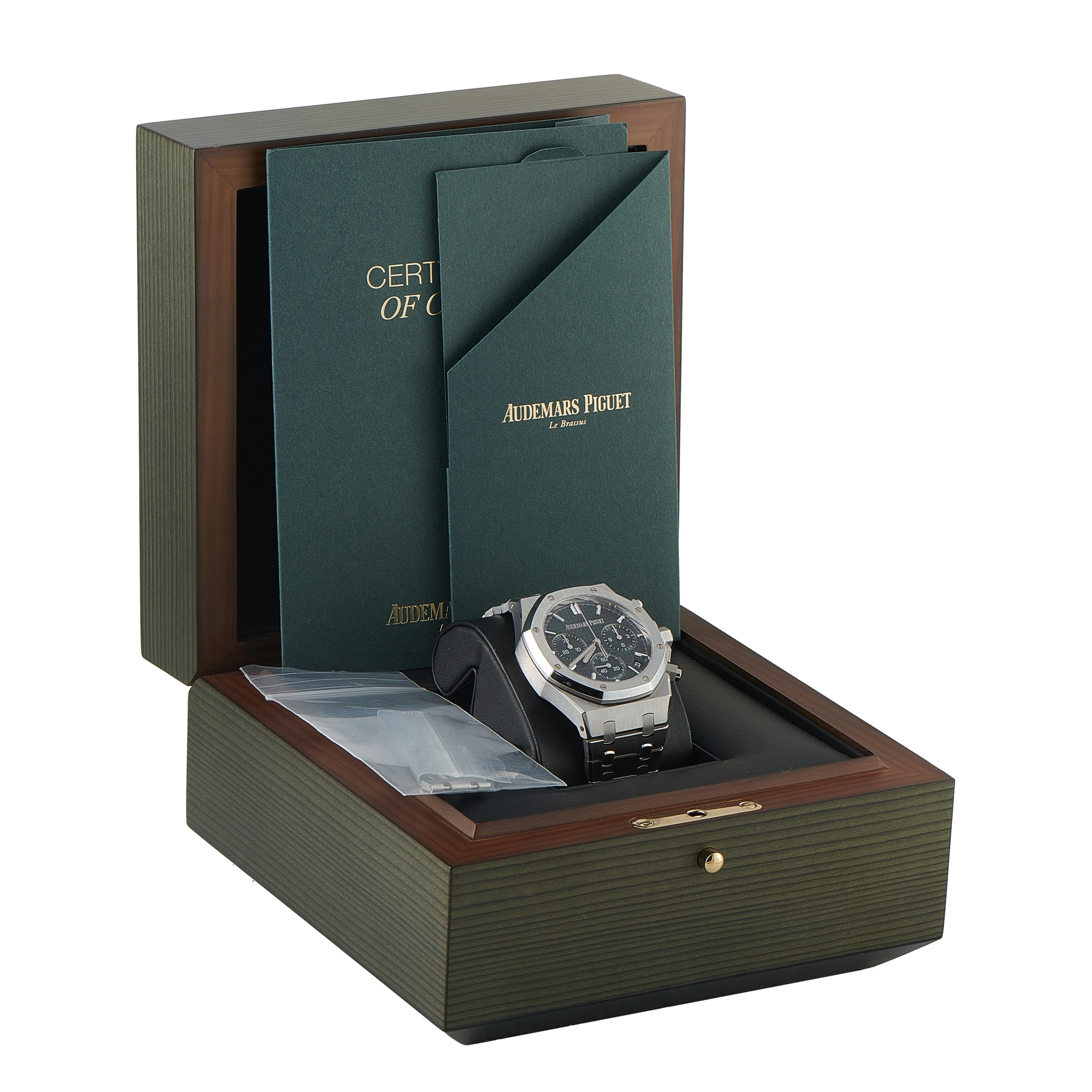 Audemars PiguetRoyal Oak Chronograph Khaki Dial Steel Watch 26240ST.OO.1320ST.08