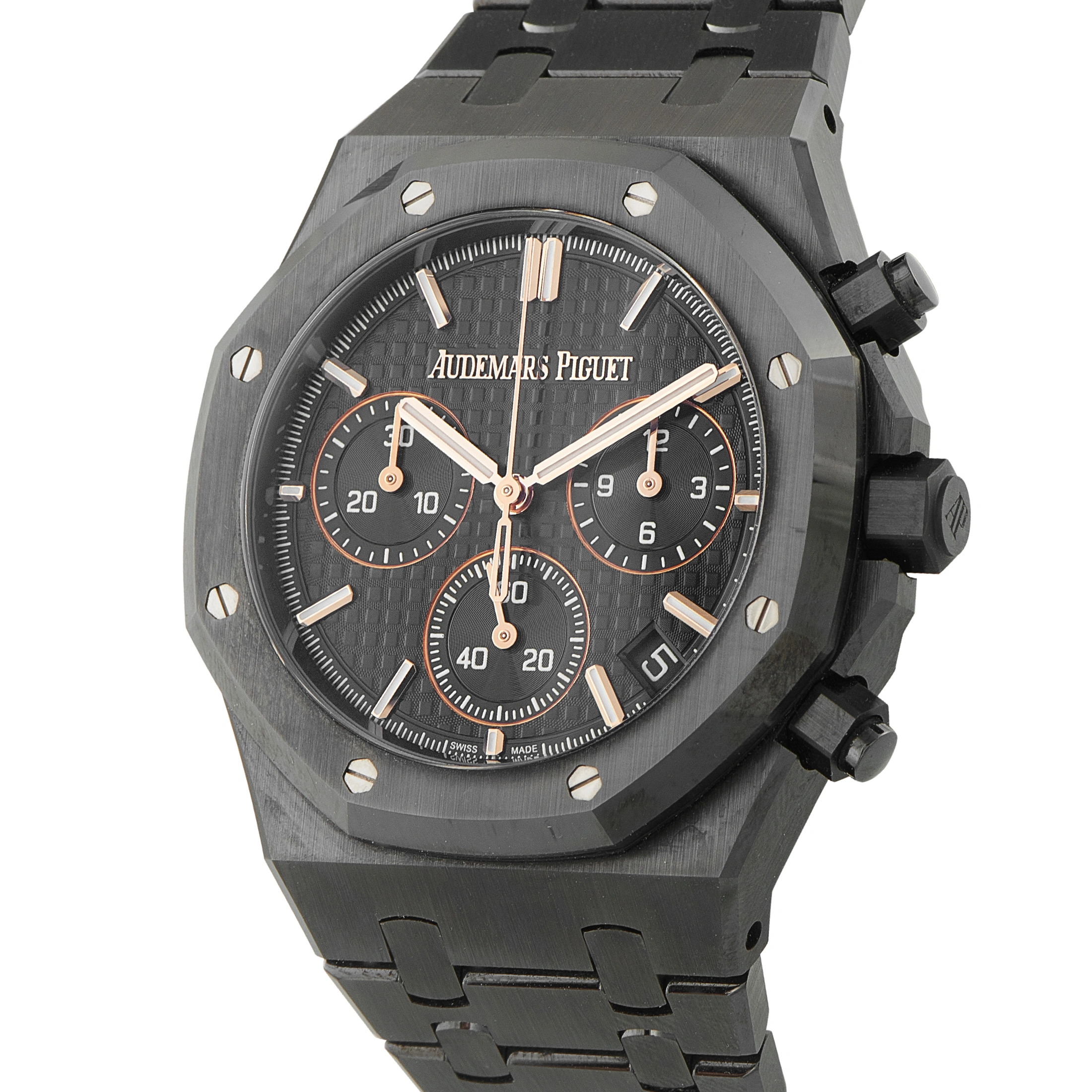 Audemars PiguetRoyal Oak Chronograph Black Ceramic Watch 26240CE.OO.1225CE.02