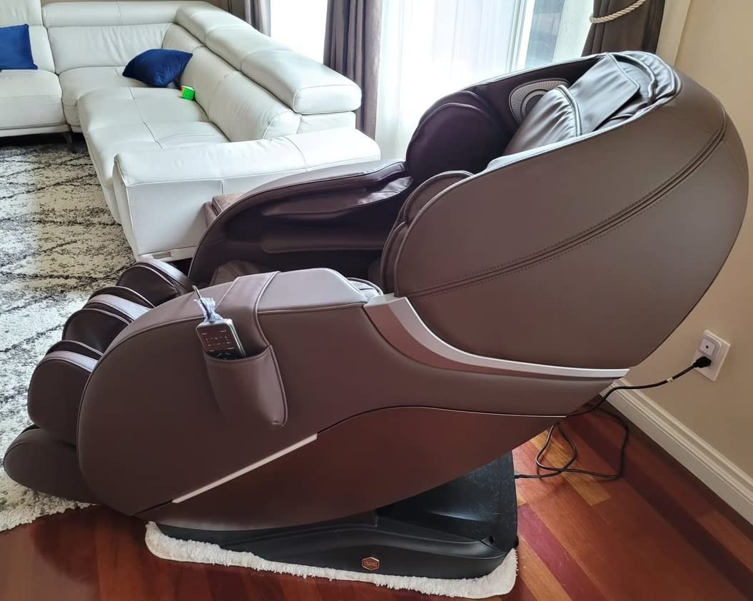 2023 Massage Chair, Full Body Zero Gravity Recliner with Yoga Stretching, Intelligent Voice Control