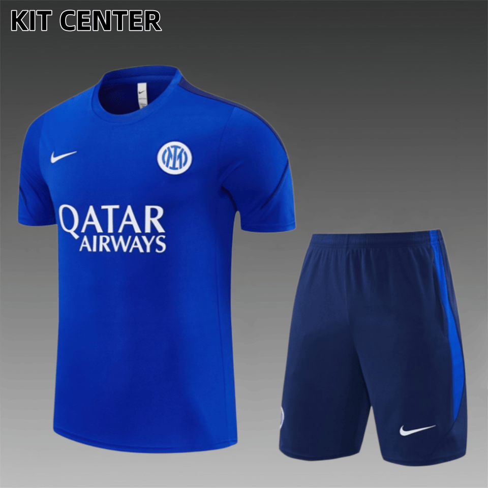 26/27 Inter Milan Short Sleeve Training Clothes (adult Kids Kit)