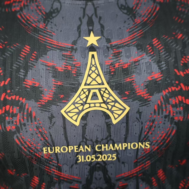 2025/2026 Paris Saint-Germain Special Edition European Cup Champions Jersey (Player Edition)