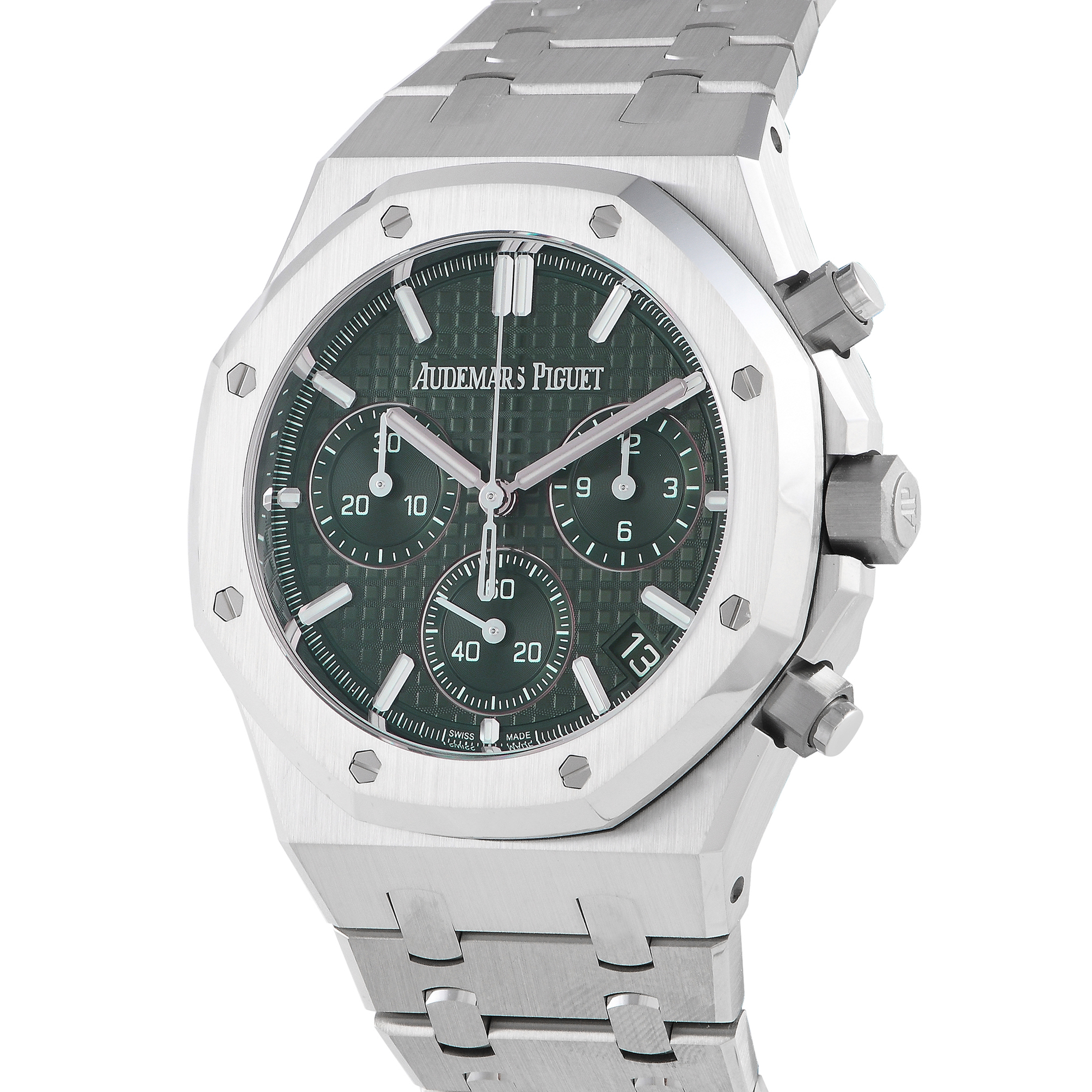 Audemars PiguetRoyal Oak Chronograph Green Dial Watch 26240ST.OO.1320ST.08
