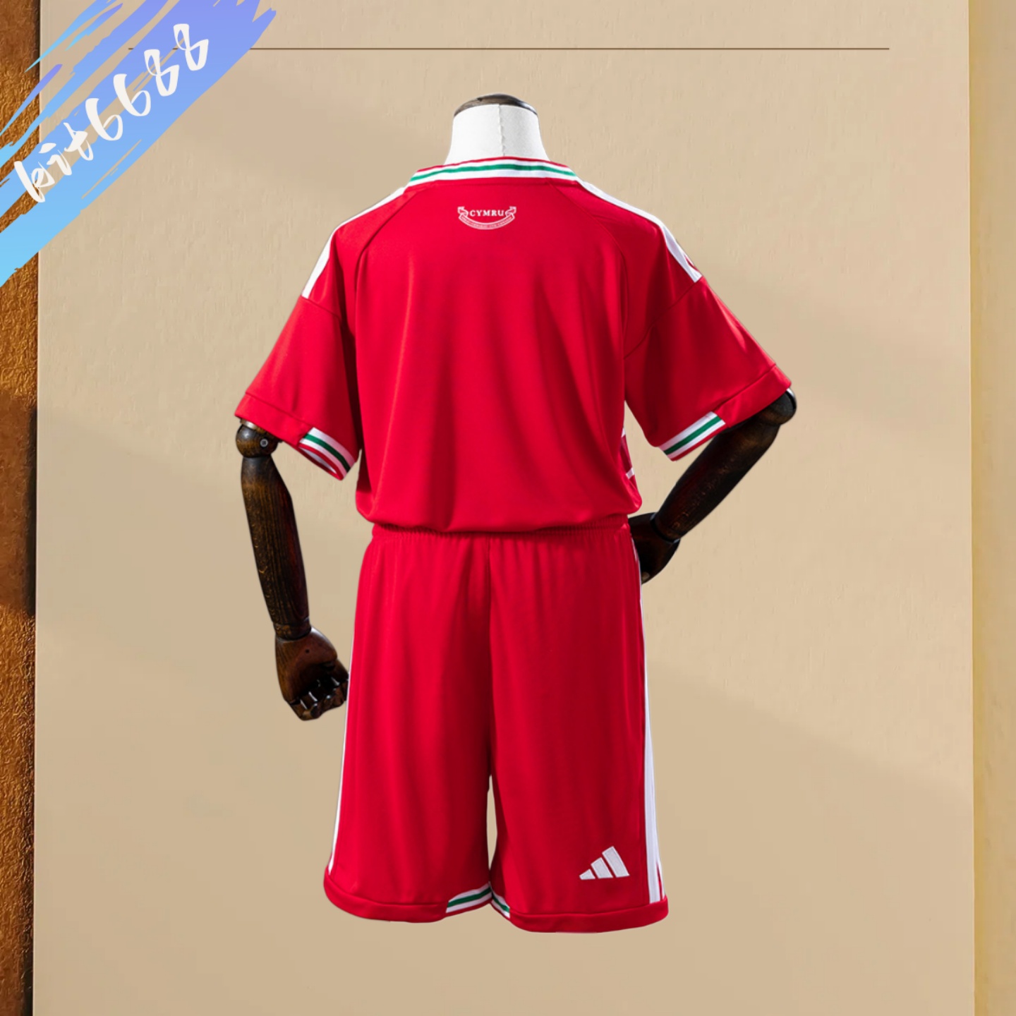 2026 Wales home football shirt (Kids Kit socks )