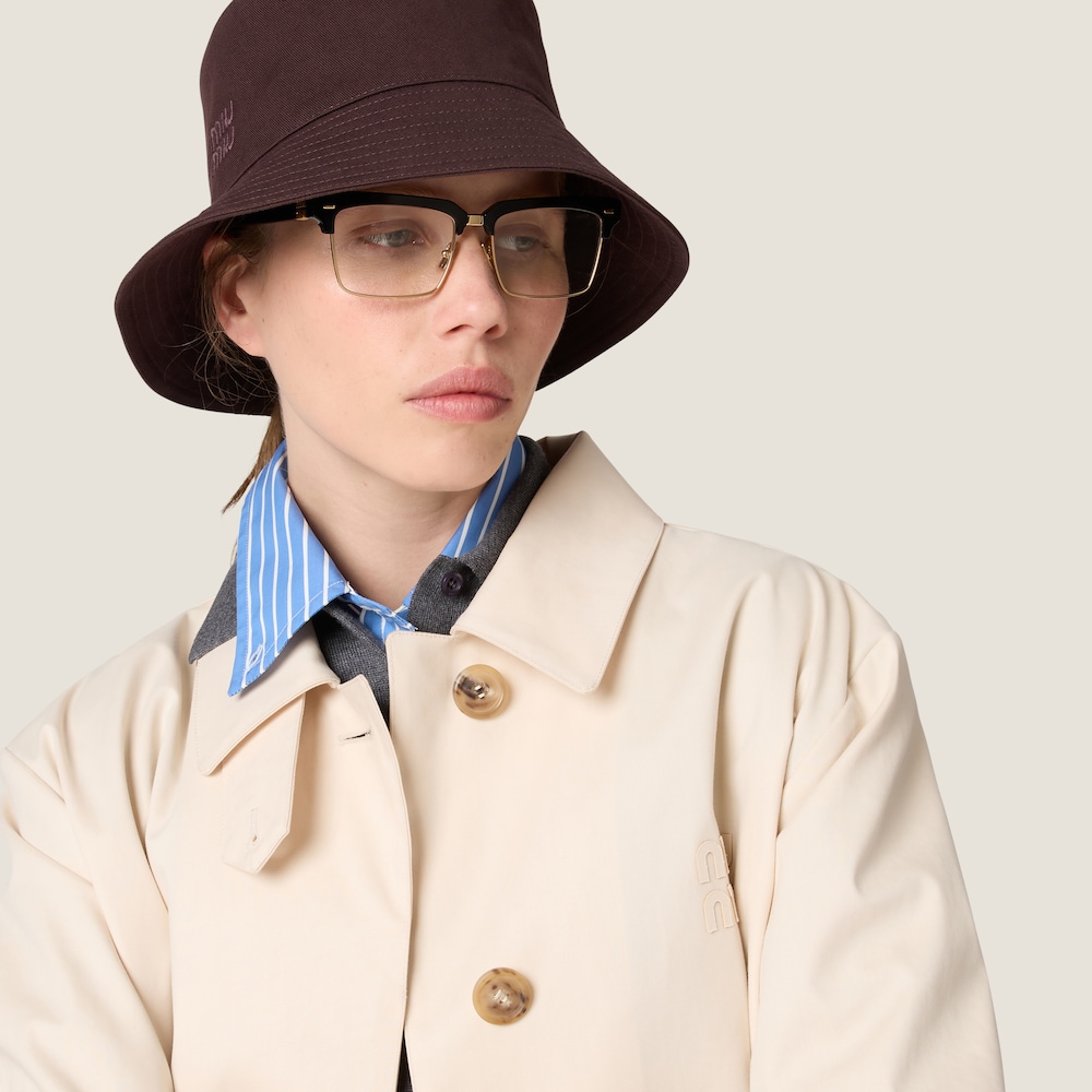 Gabardine bucket hat