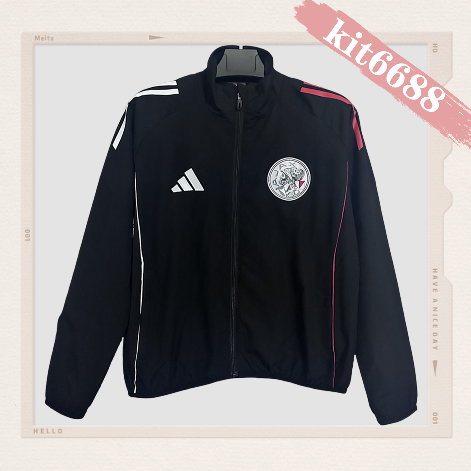 2025/2026 Ajax football embroidered windbreaker