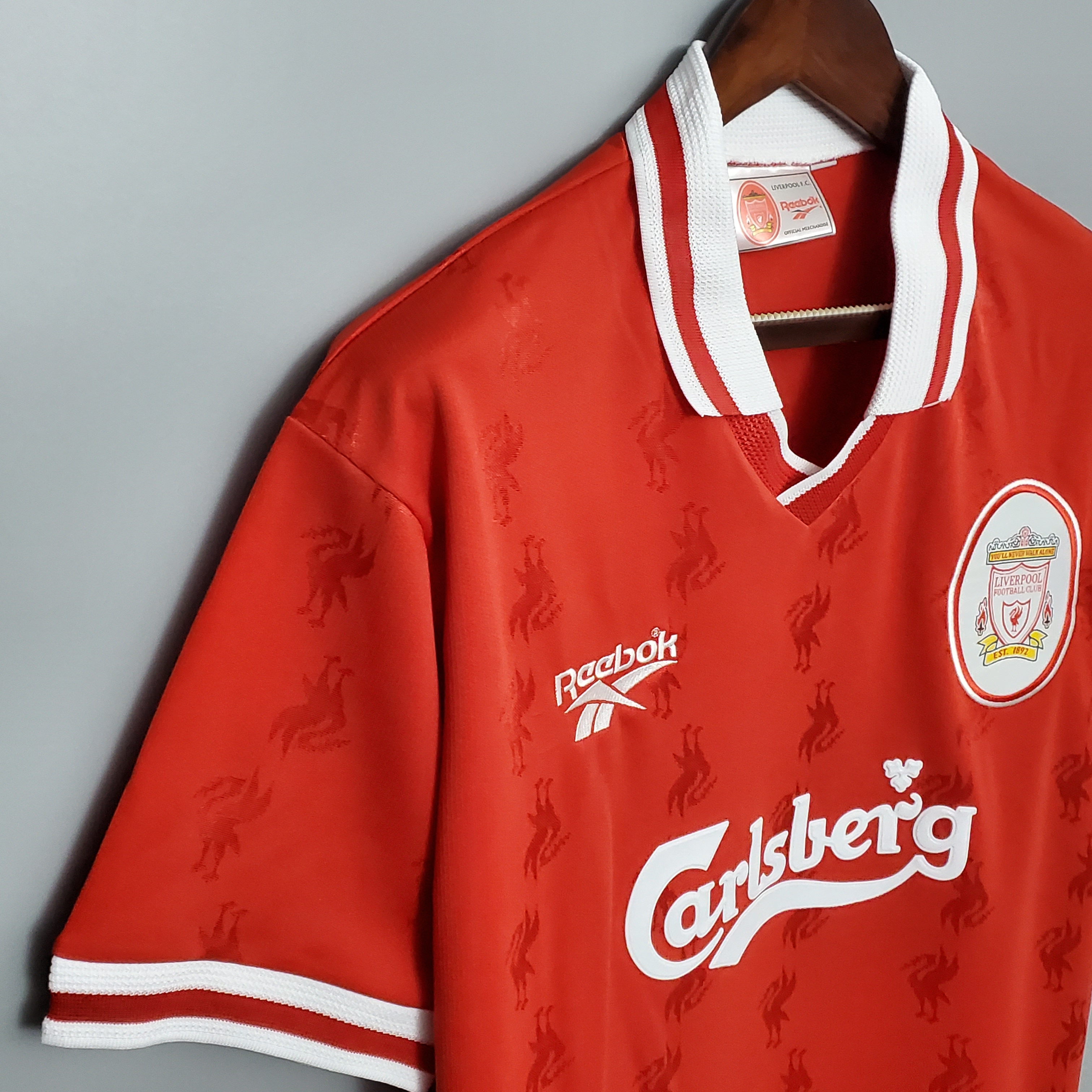 1996/1997 Liverpool Retro Home Football Shirt