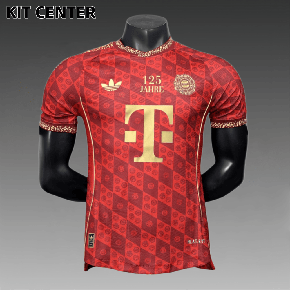 2025/2026 Bayern Munich 125th Anniversary Red Football Shirt (Player Edition)