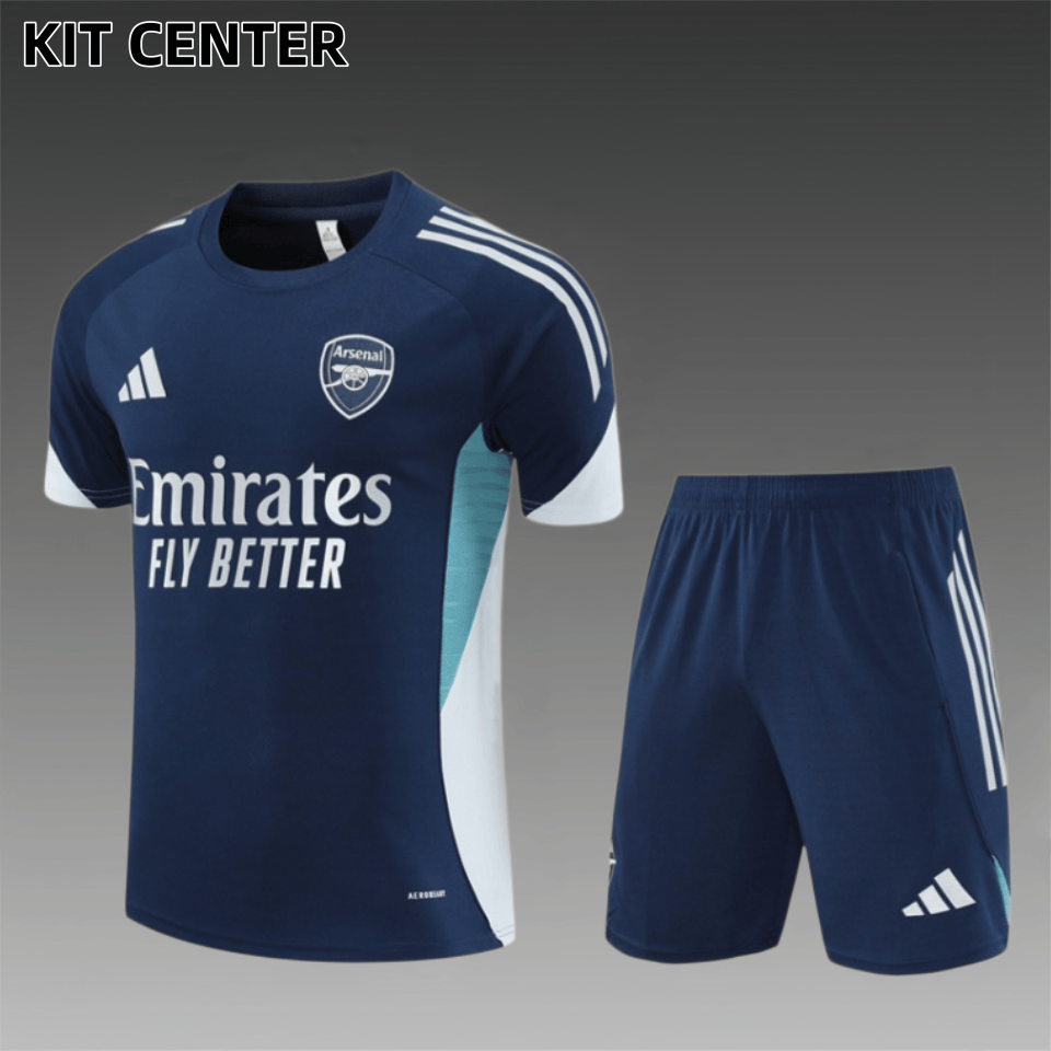 25/26 Arsenal Short sleeved Training Suit (Adult and Children's Set)
