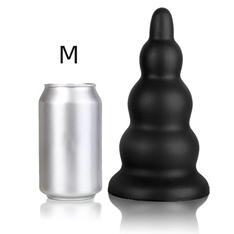 Tower - Ribbed Butt Plug - Thick Butt Plug - Anal Sex Toy