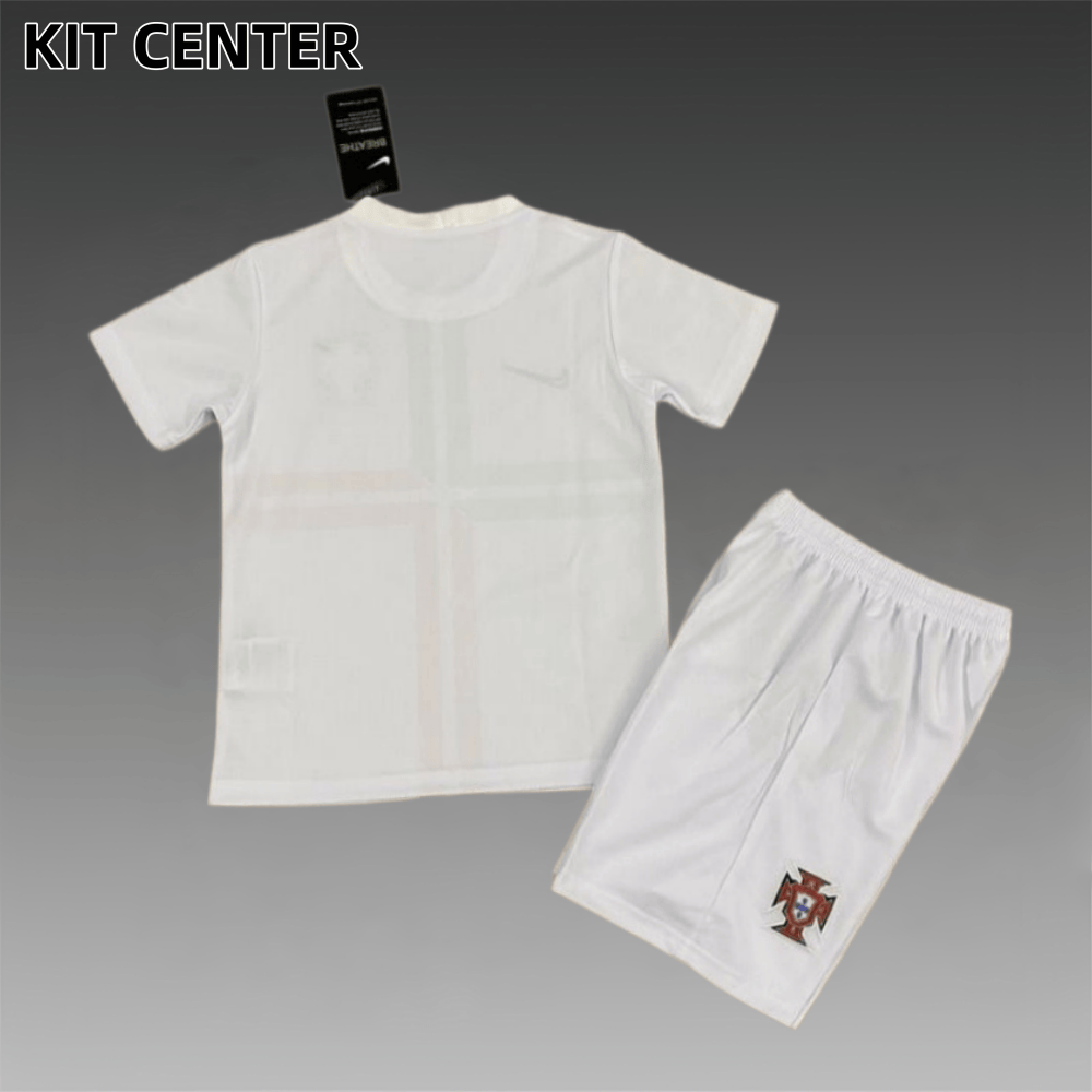 2012 Portugal Away Retro Football Shirt  Kids Kit