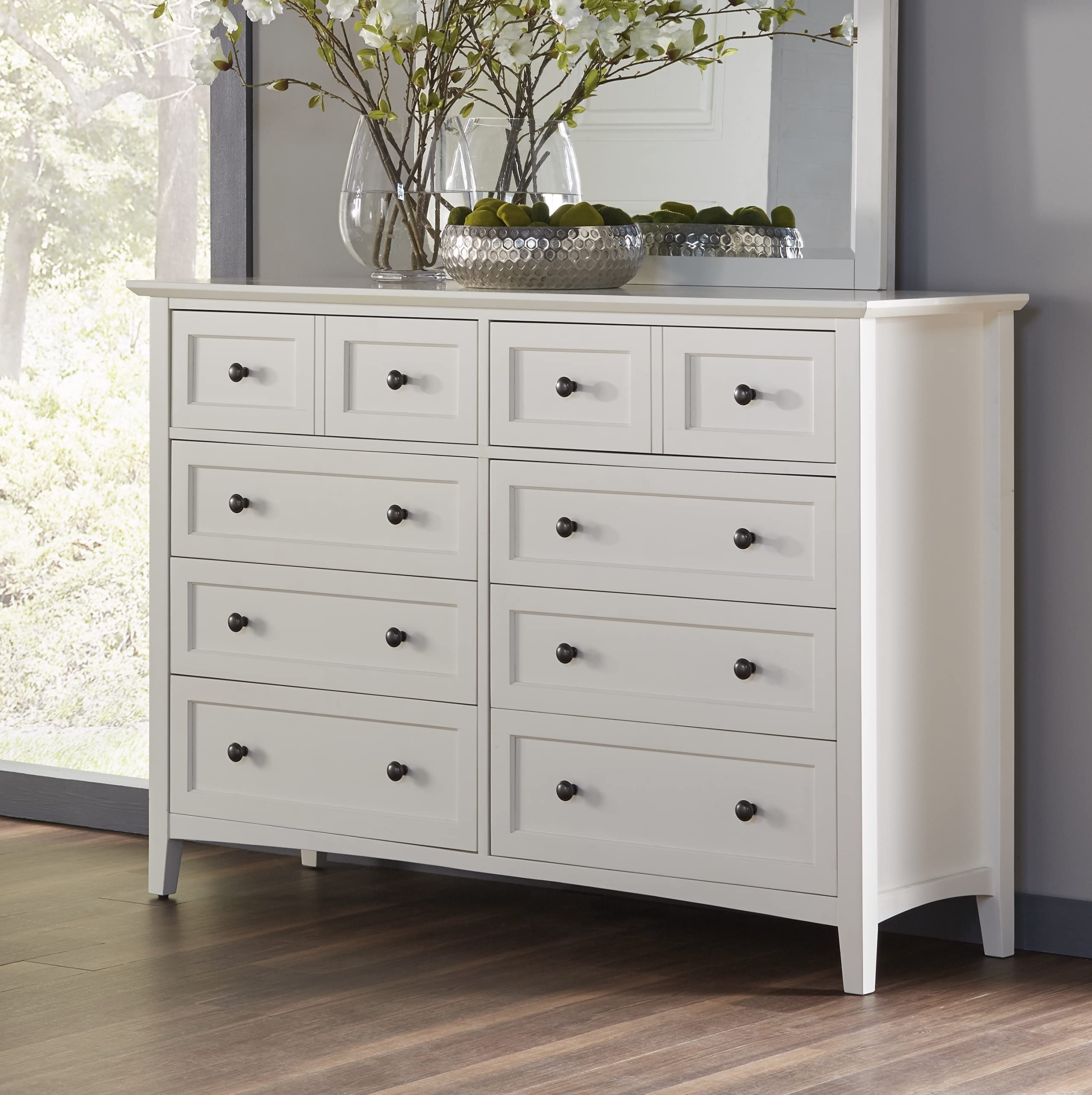 HEMNES 8-Drawer Dresser, Solid Wood Dresser
