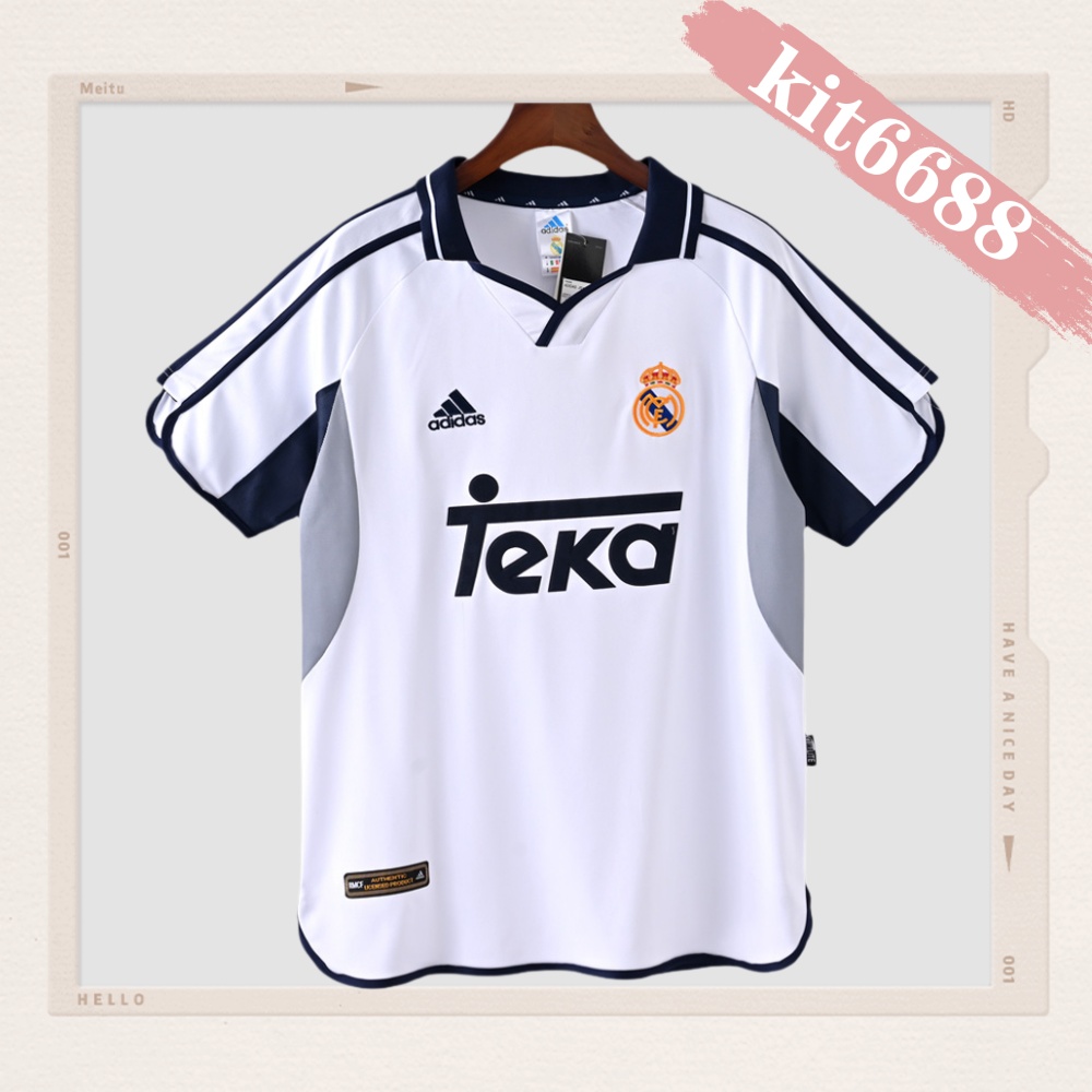 2000/2001 Real Madrid Home Retro Football Shirt