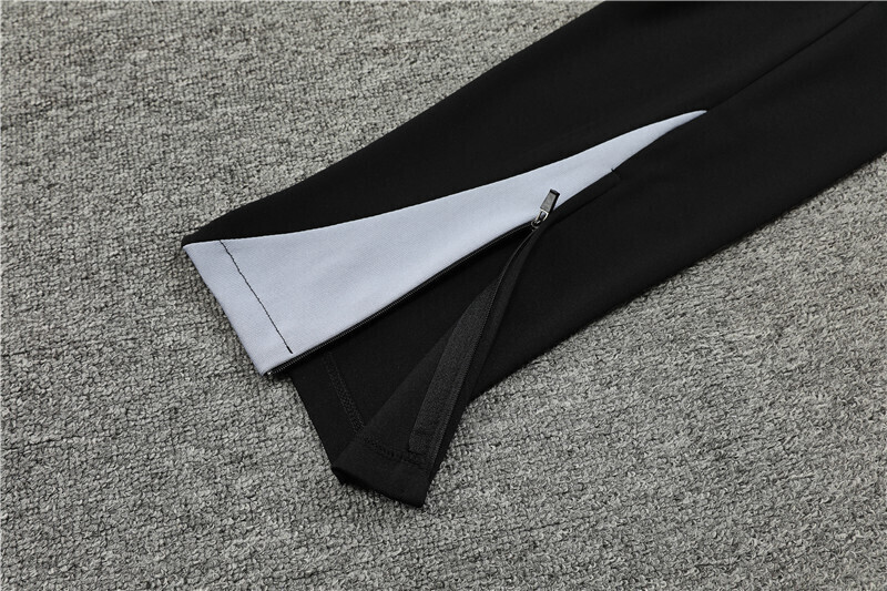 24/25 Liverpool Gray with black Half Zip Training Kit (Adult Kids Kit)