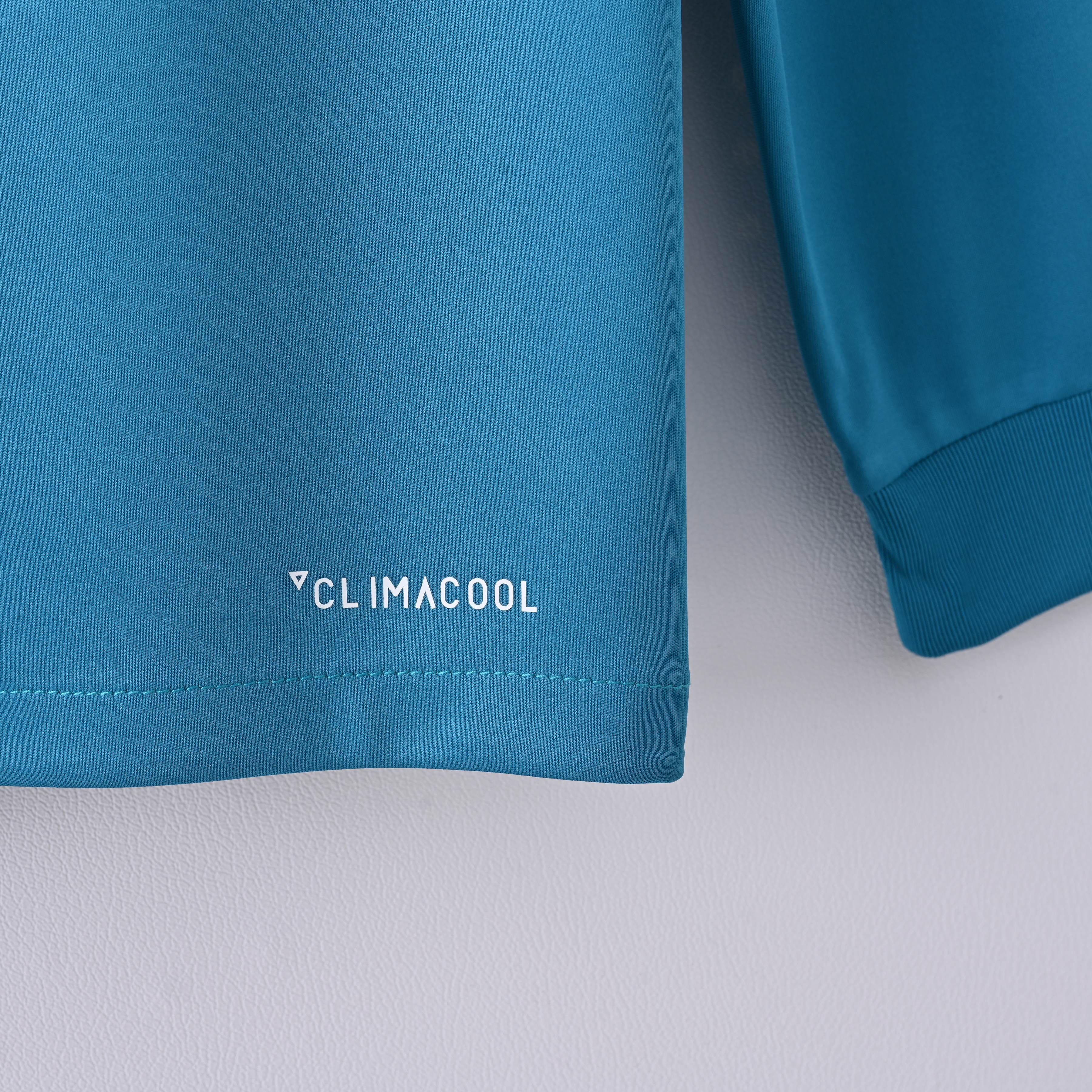 2017/2018 Real Madrid Second Away Retro Long Sleeve Football Shirt