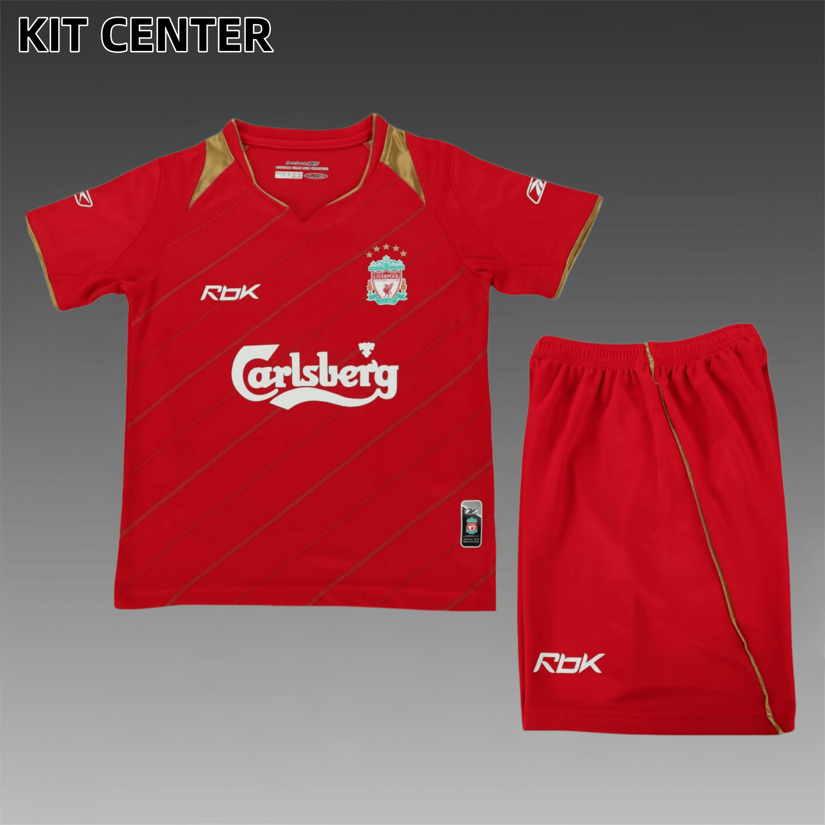 05/06 Liverpool home Retro Football Shirt (Kids Kit）