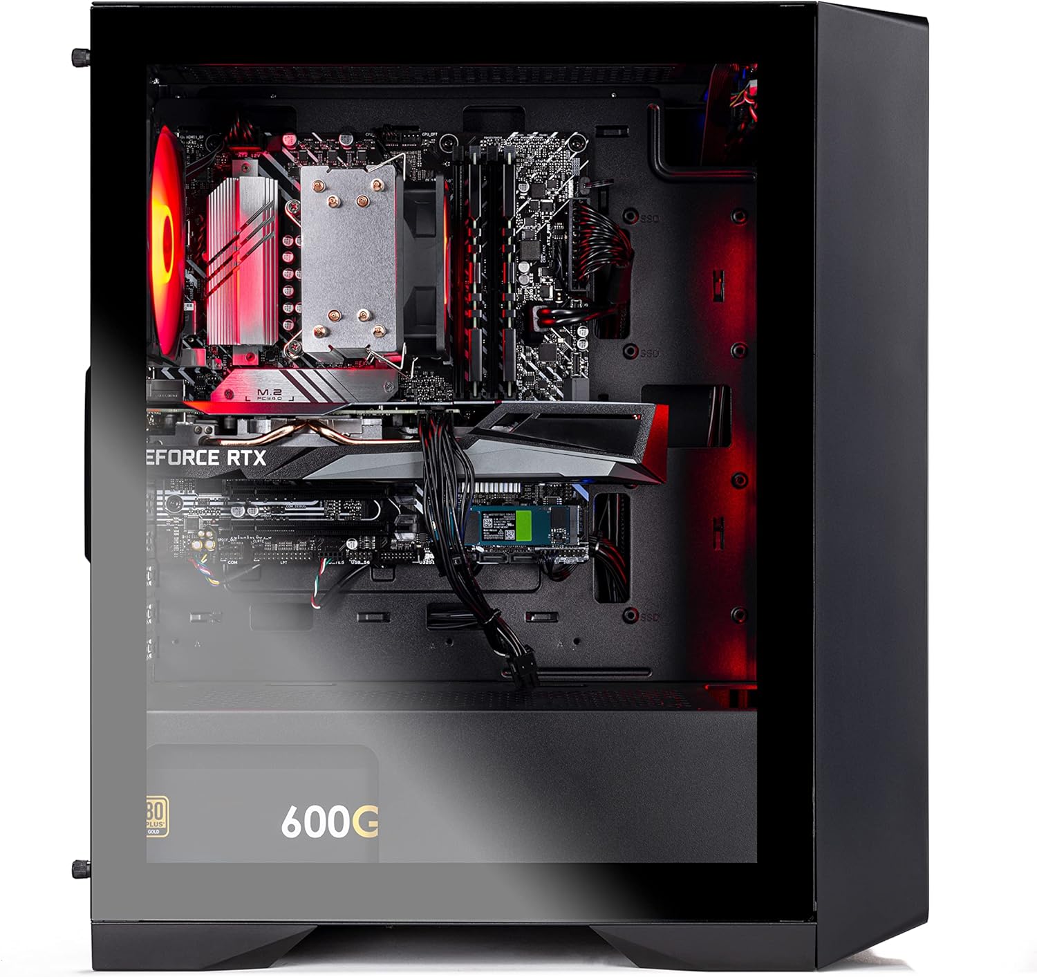 Skytech Archangel Gaming Computer PC Desktop &ndash; Ryzen 5 3600 3.6GHz, GTX 1660 Super 6G, 500GB SSD, 16GB DDR4 3200MHz, RGB Fans, Windows 11 Home 64-bit, 802.11AC Wi-Fi