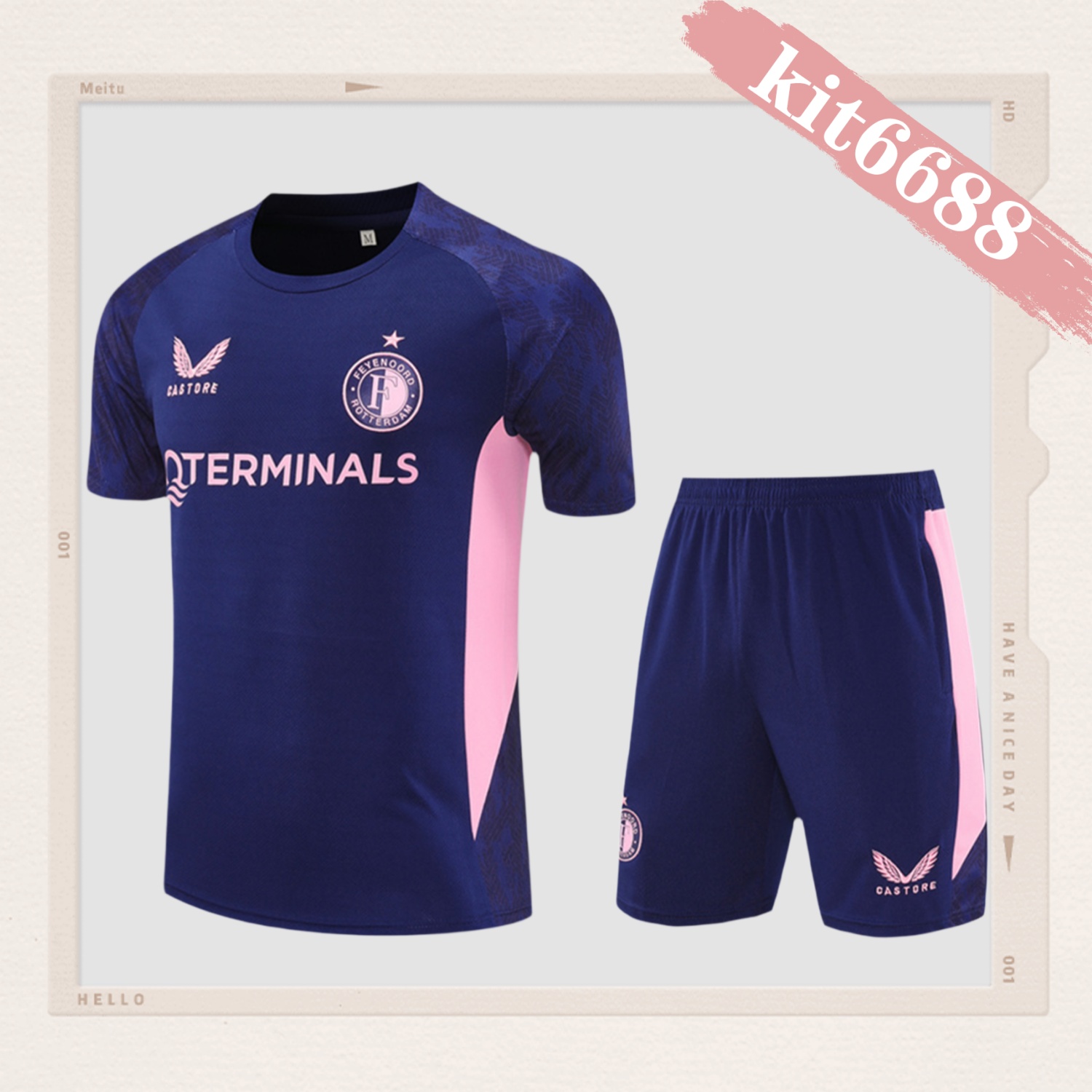 2025/2026 Feyenoord Short Sleeve Training Kit (Adult Kit)