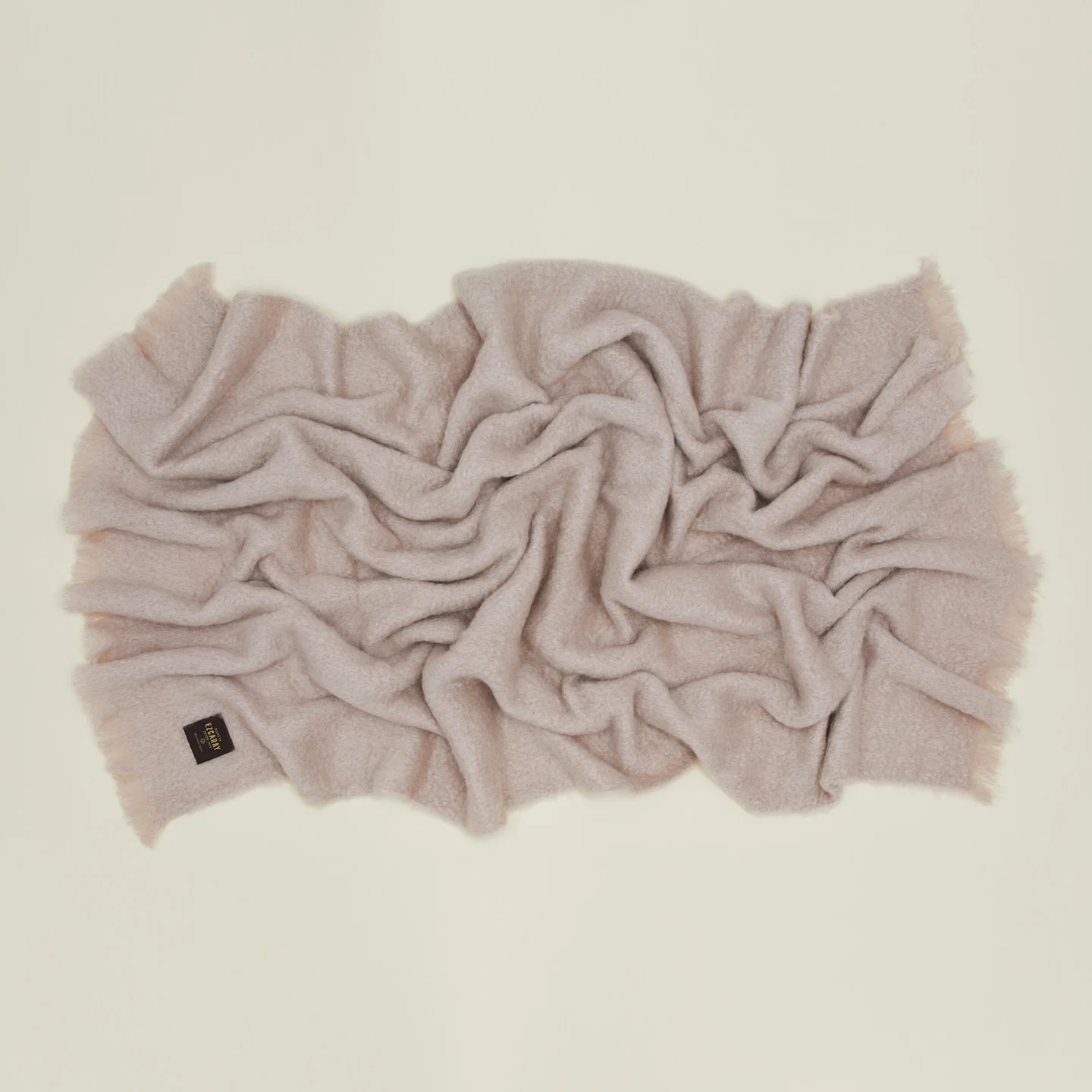 Solid Mohair Throw - Lilac