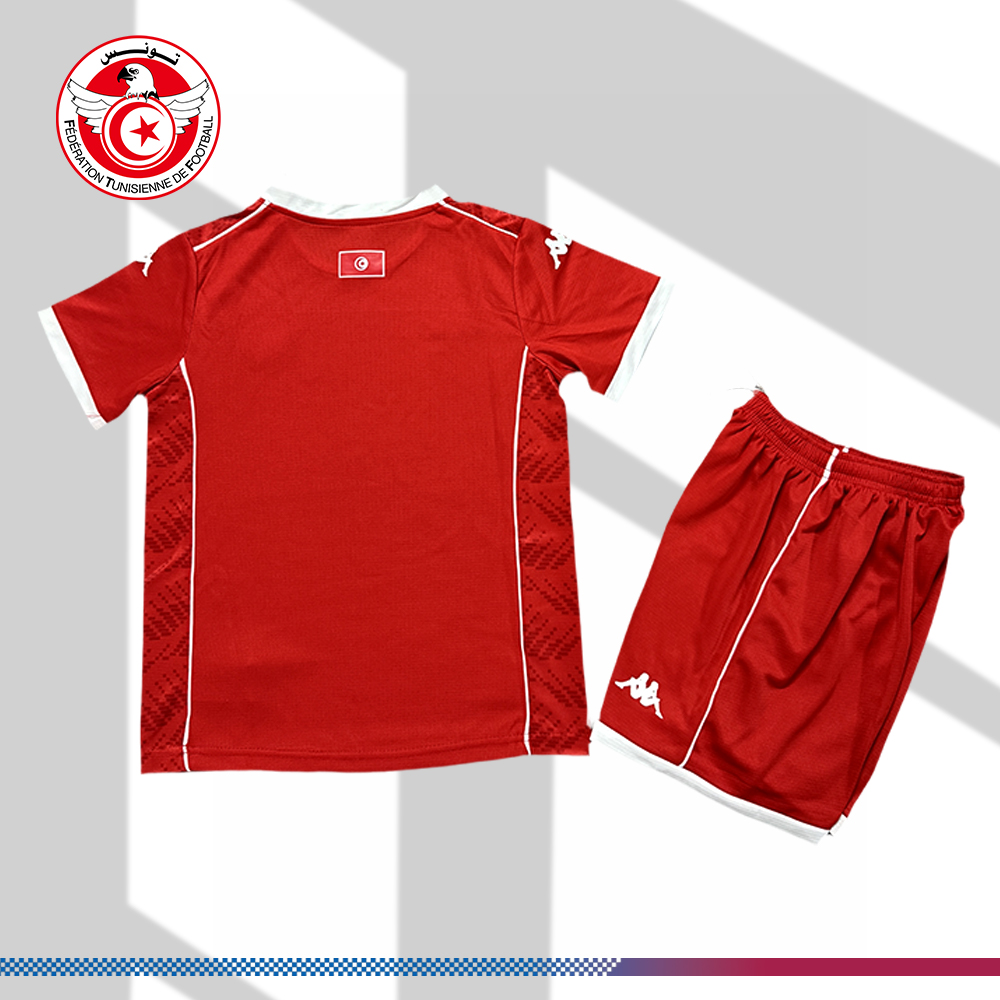 2026 Tunisia Home Football Shirt (Kids Kit)