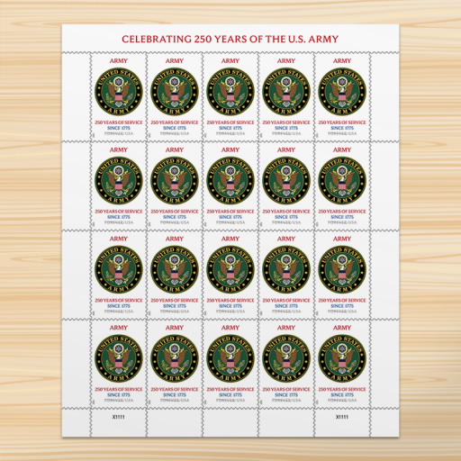 U.S. Army 250th Stamps