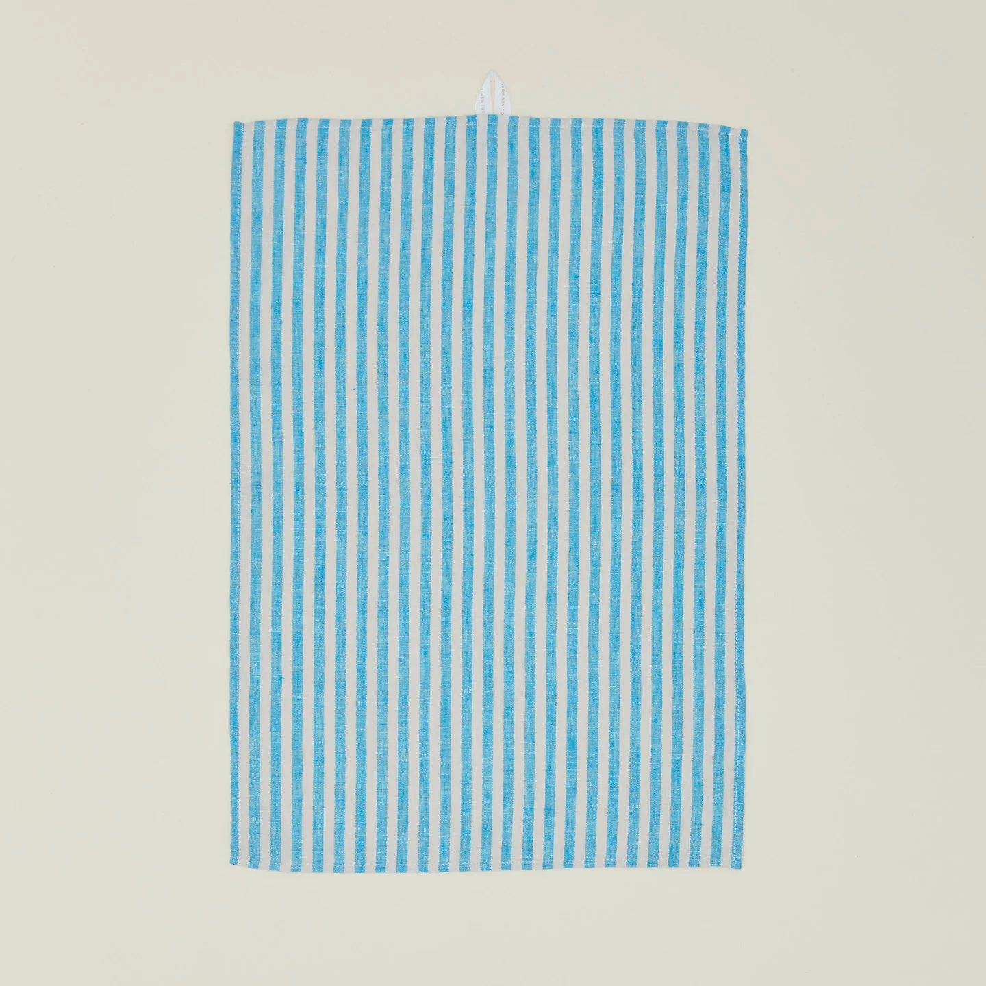 Chambray Stripe Kitchen Towel - Blue