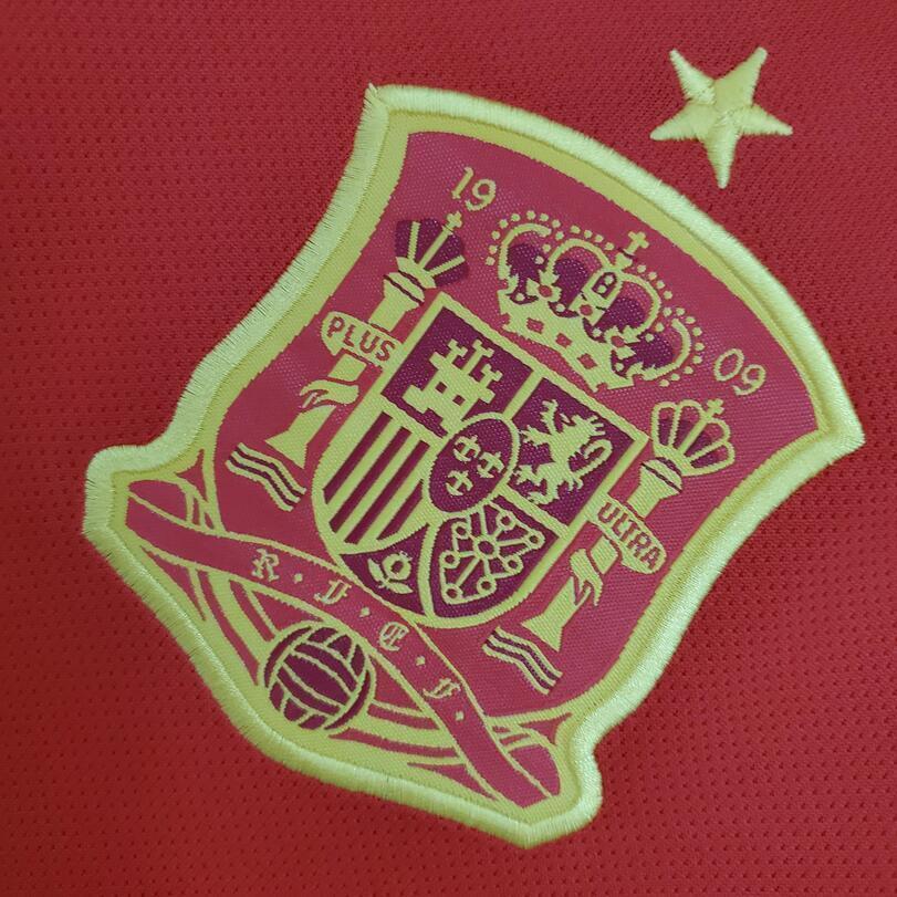 2014 Spain home Retro Football Shirt