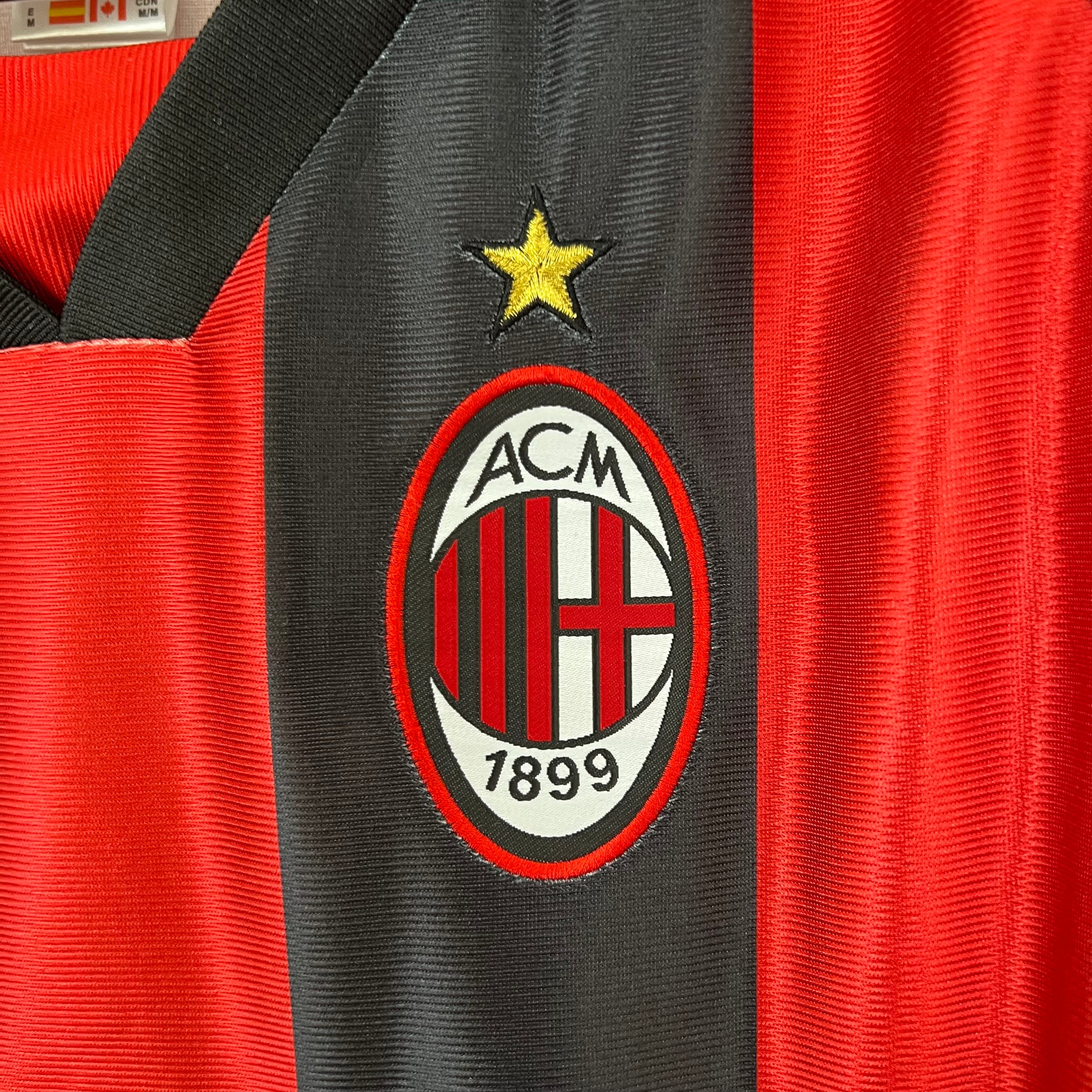 1998/1999 AC Milan Home Retro Football Shirt