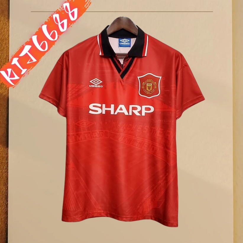 94/96 Manchester United home retro football jersey