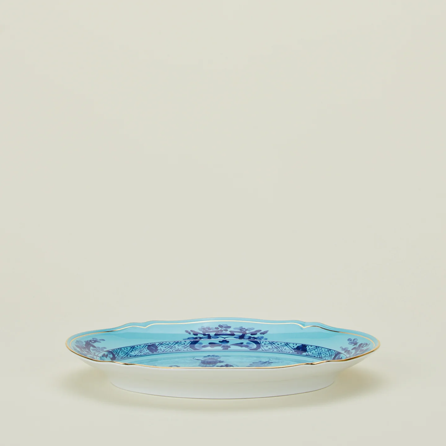 Oriente Italiano Oval Platter, 15 - Iris