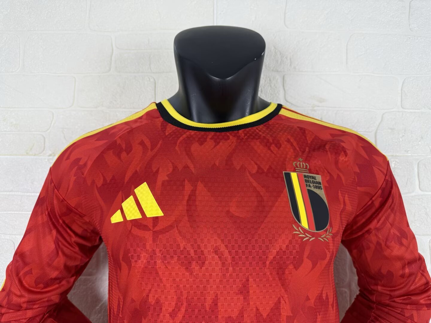 2026 Belgian Home Long Sleeve Football Shirt (Player Edition)