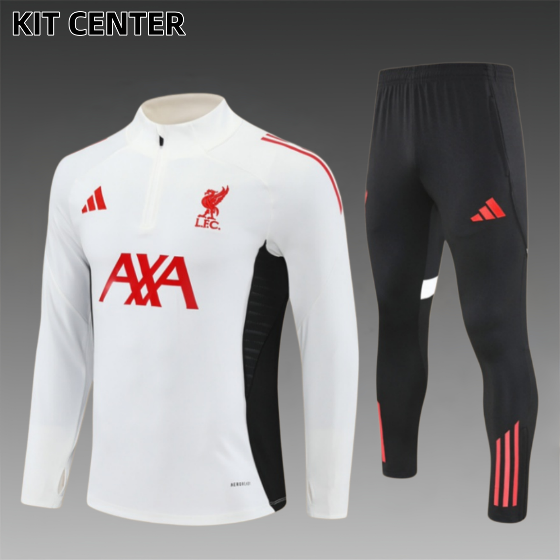 25/26 Liverpool beige Half Zip Training Kit (Adult Kids Kit)