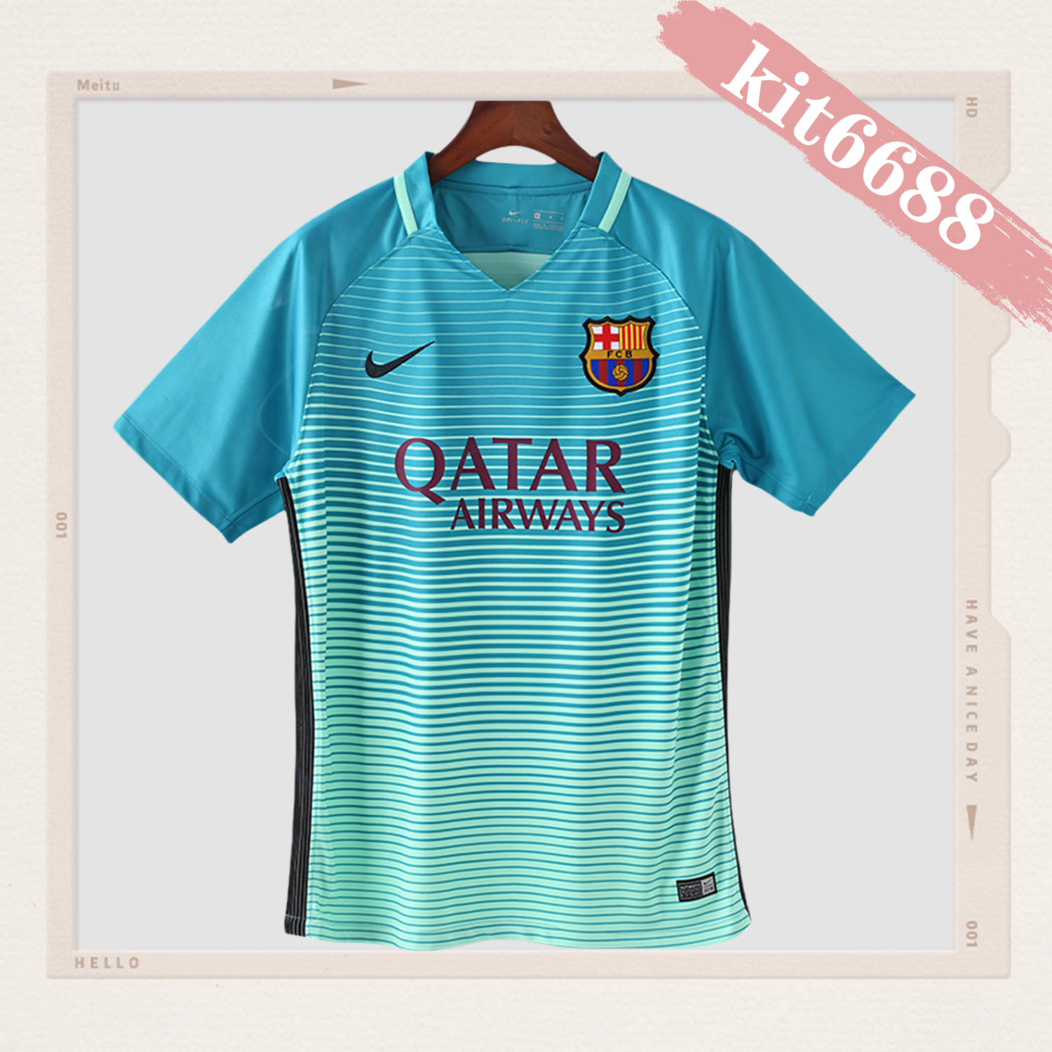 2016/2017 Barcelona Away Retro Football Shirt