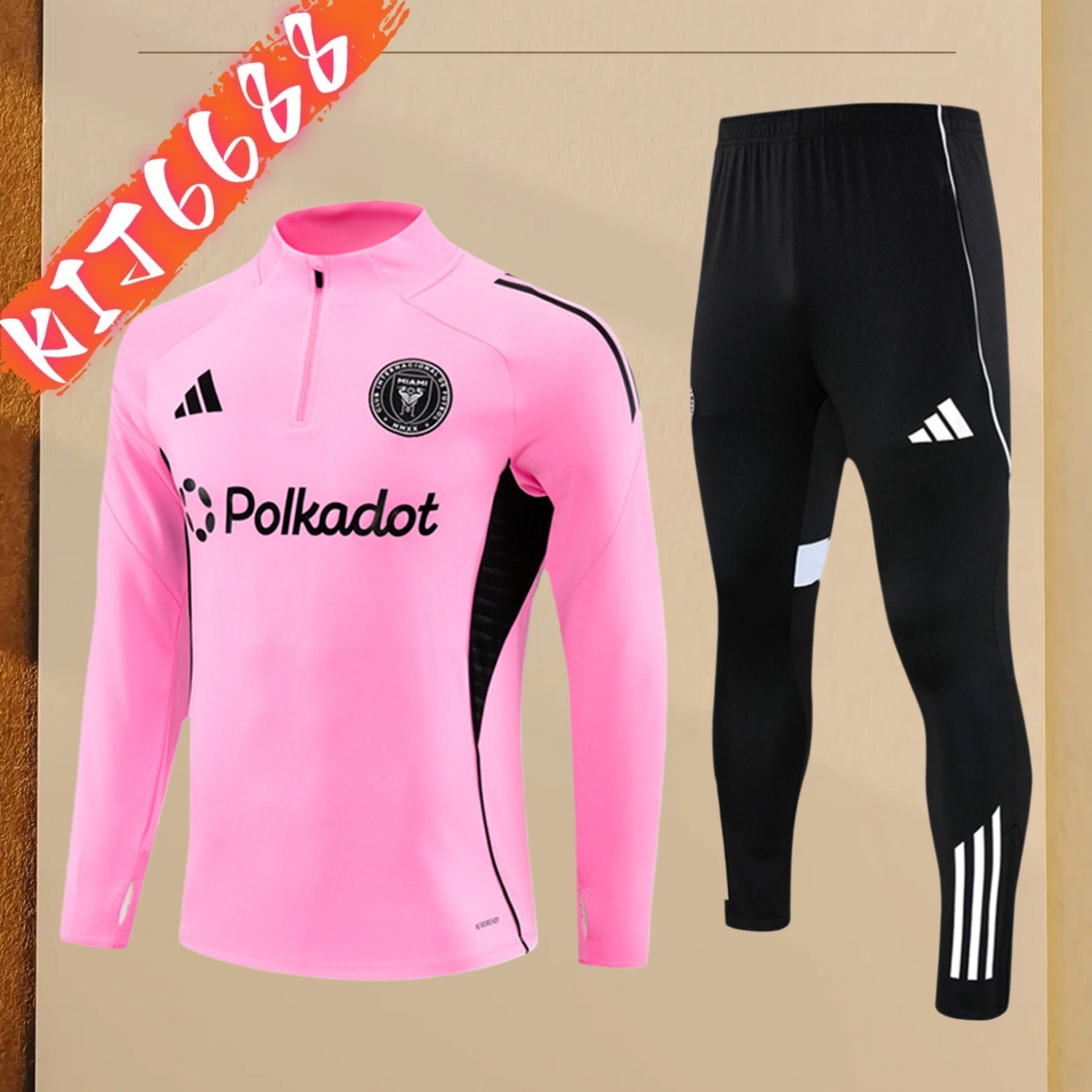 2025/2026 Miami Kids Half Zip Training Kit (Kids Kit)