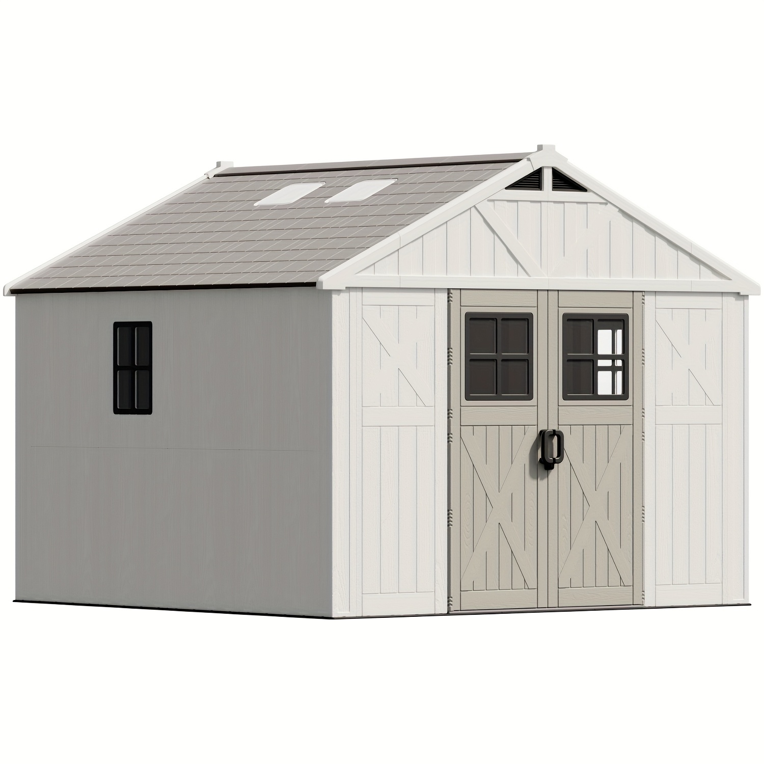 Self-developed blow-molded 10X8&10X10FT&10X12FT tool shed