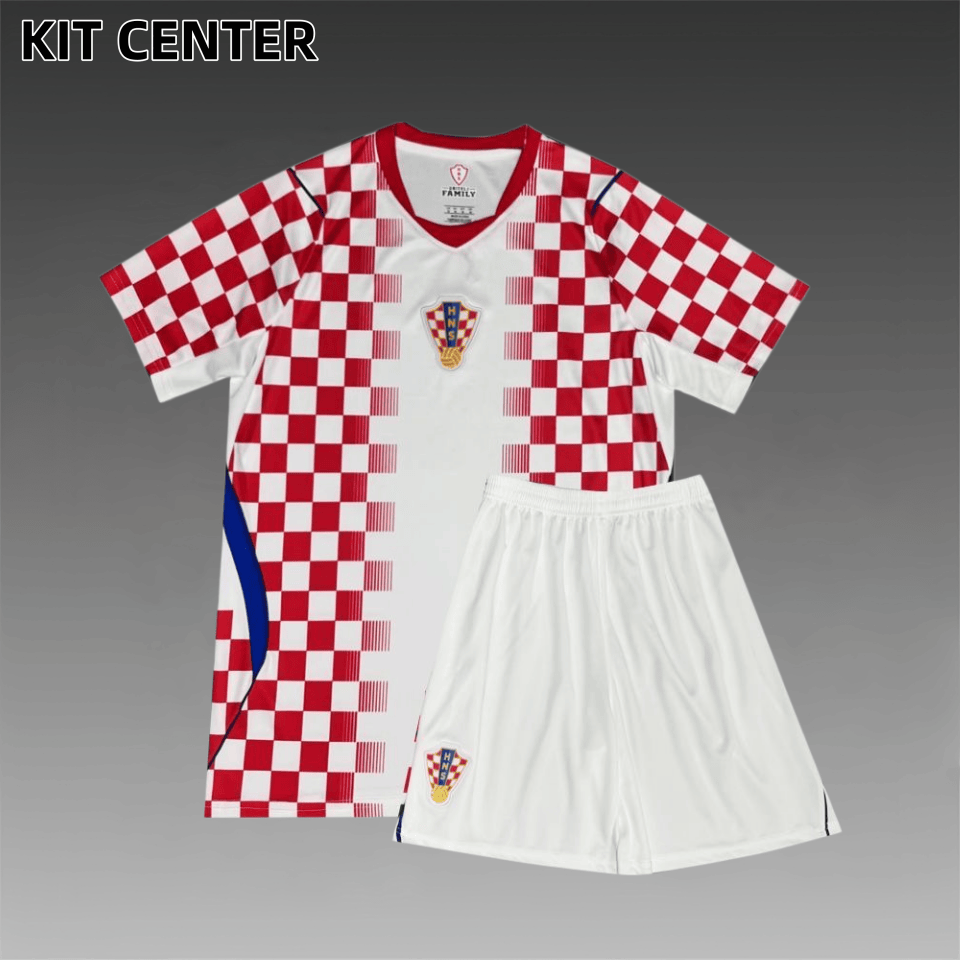 2026 Croatia home Football Shirt （Adult & Kids Kit socks)