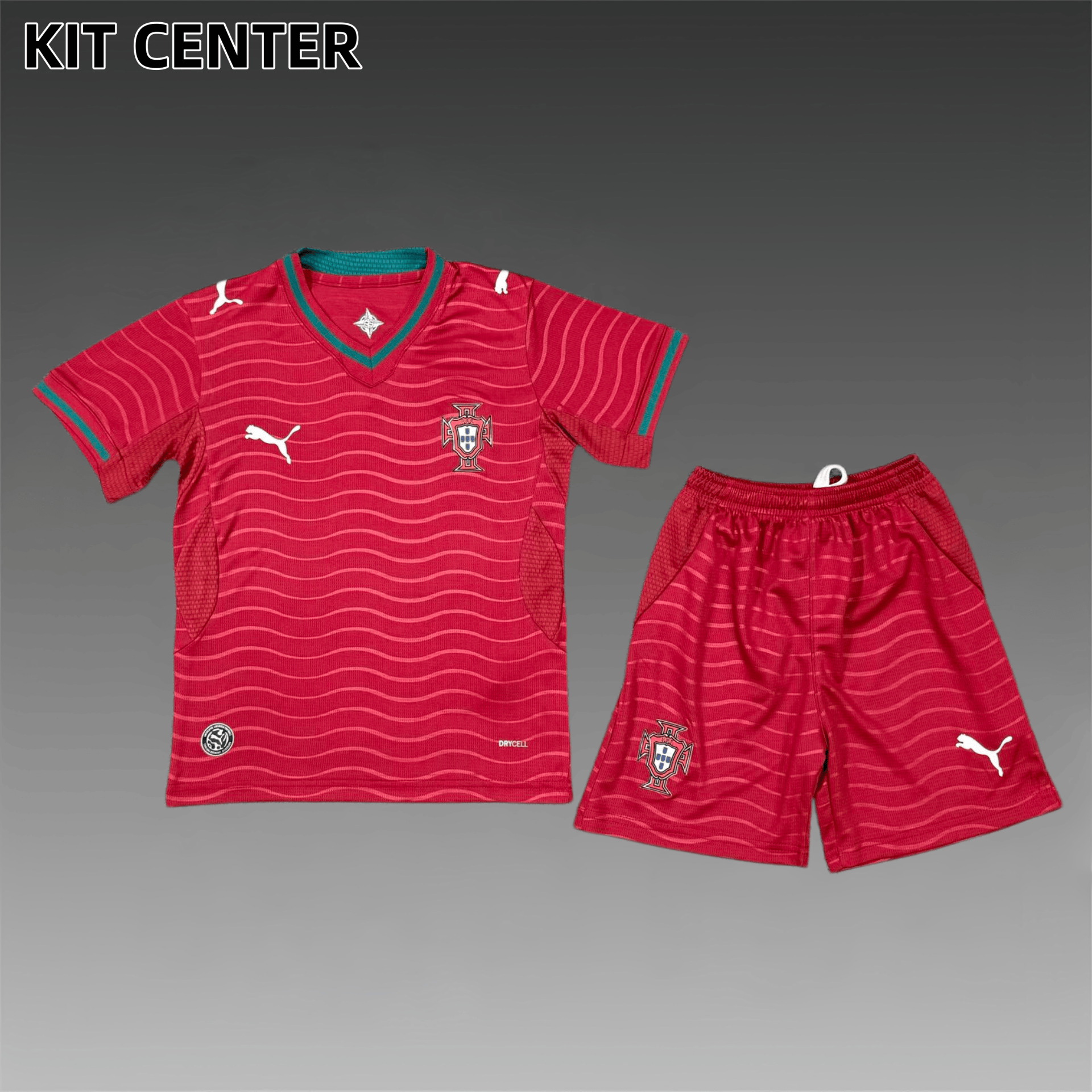 2026 Portugal Home Football Jersey (Adult & Kids Kit socks)