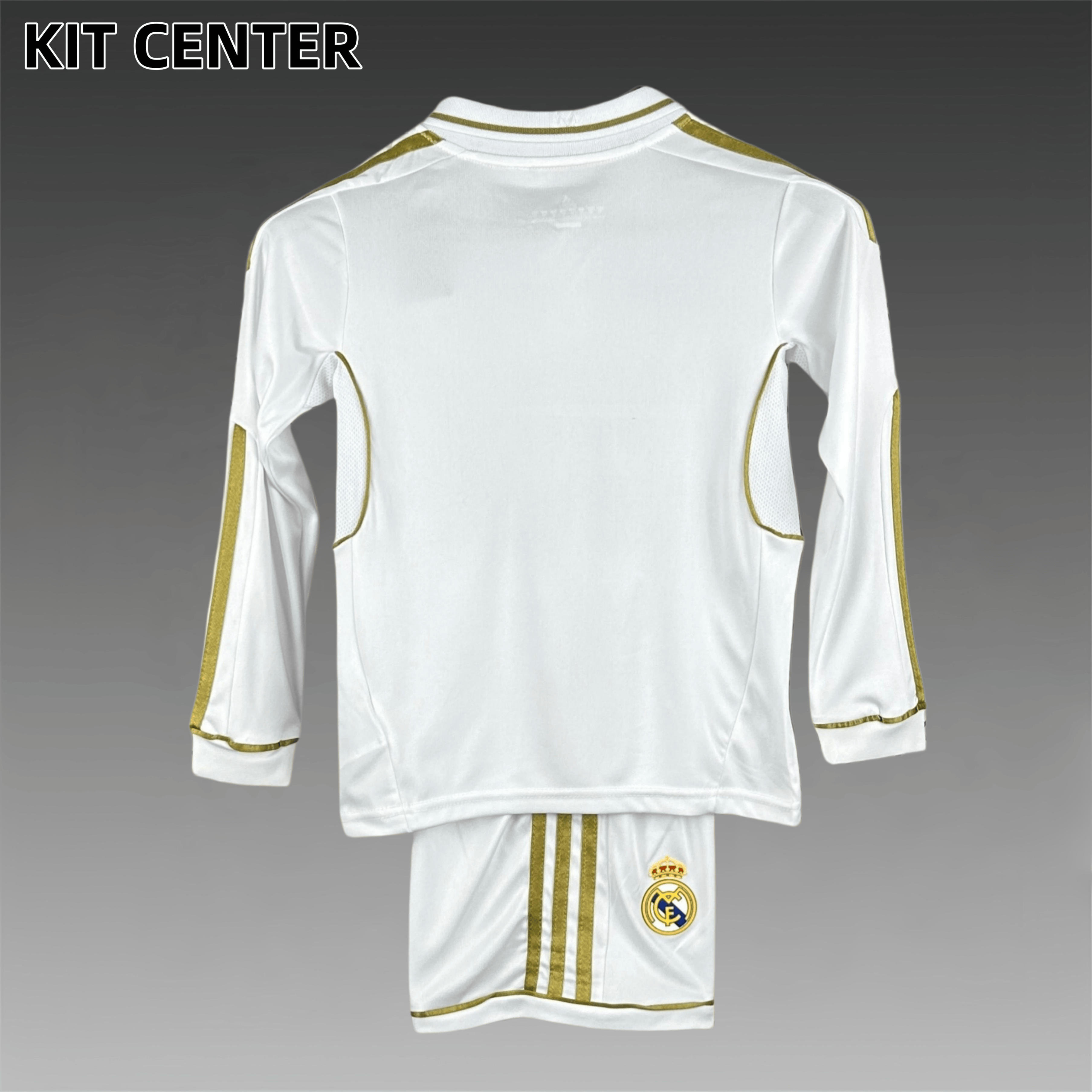 2011/2012 Real Madrid home long sleeves Retro Kids Set